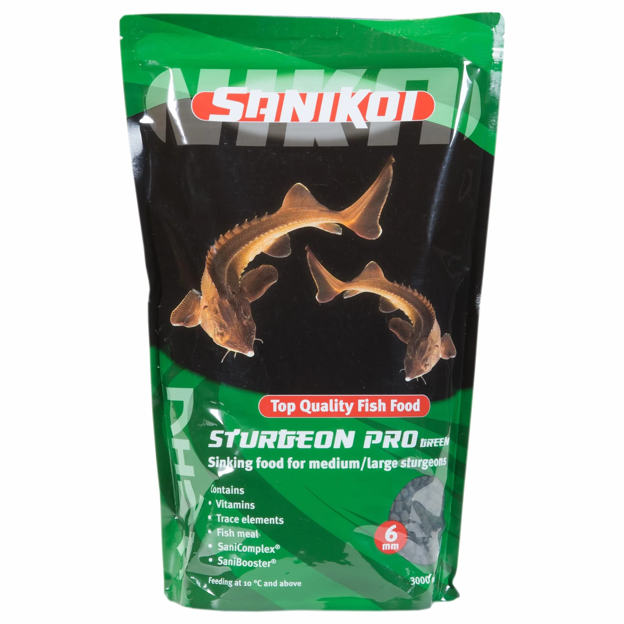 Comida para esturiones, Pro 10 litros, marca Sanikoi