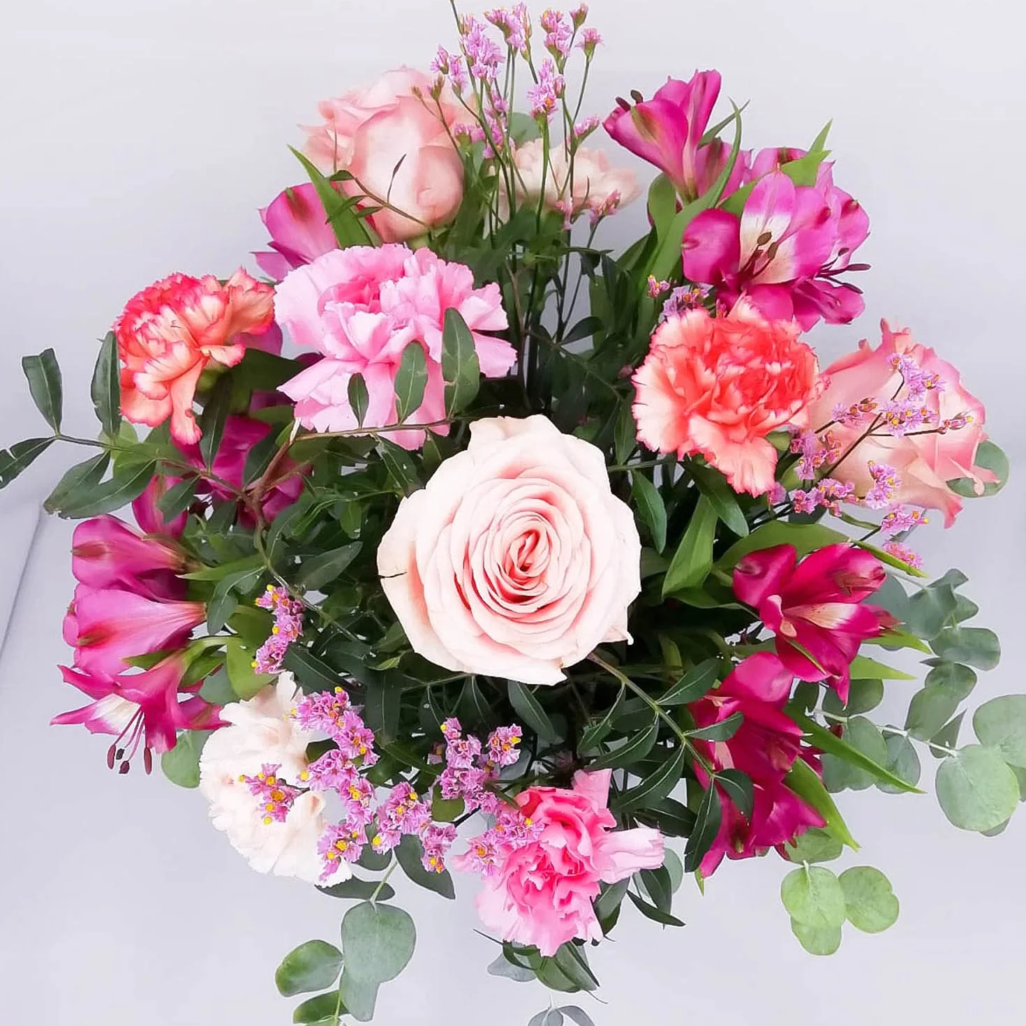 Ramo de flores naturales a domicilio - Flores frescas - Entrega gratis 24 horas - Tarjeta dedicatoria