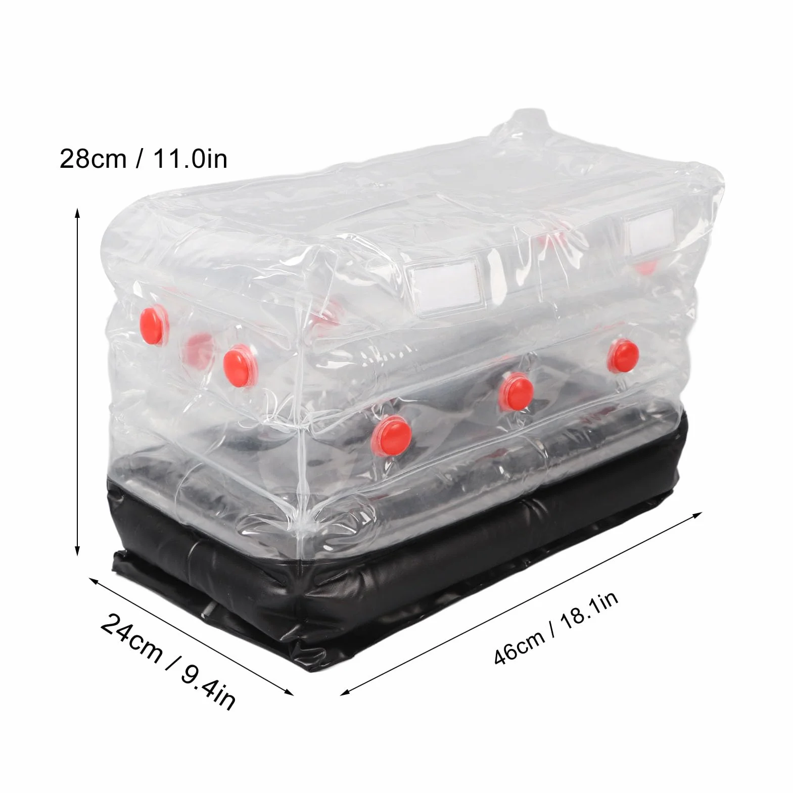 Kit de Cultivo de Hongos Inflable Versátil Monotub Portátil con Ventilador