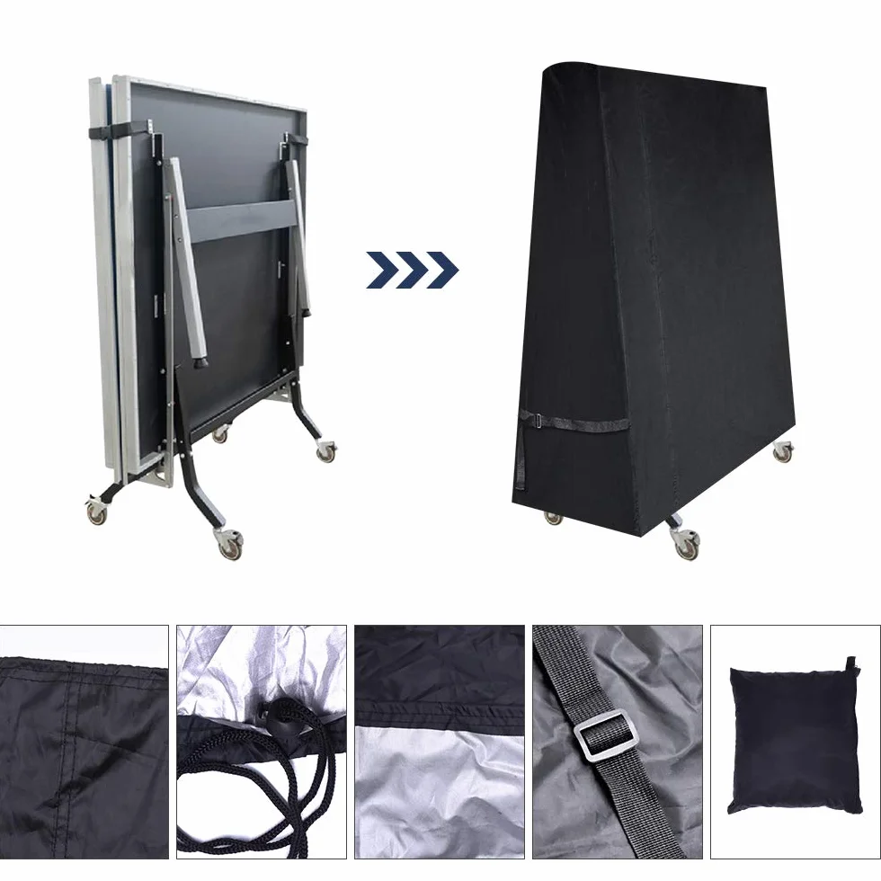 Funda para Mesa de Ping-Pong Oxford Impermeable Anti-UV 185×70×165cm