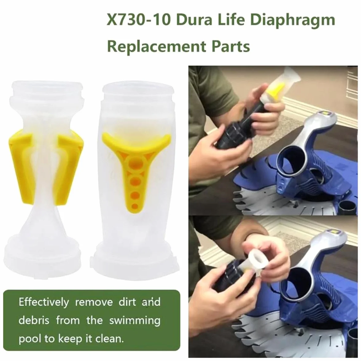 Diafragma de Silicona K43D X73010 2 Unidades Limpiafondos Profesional