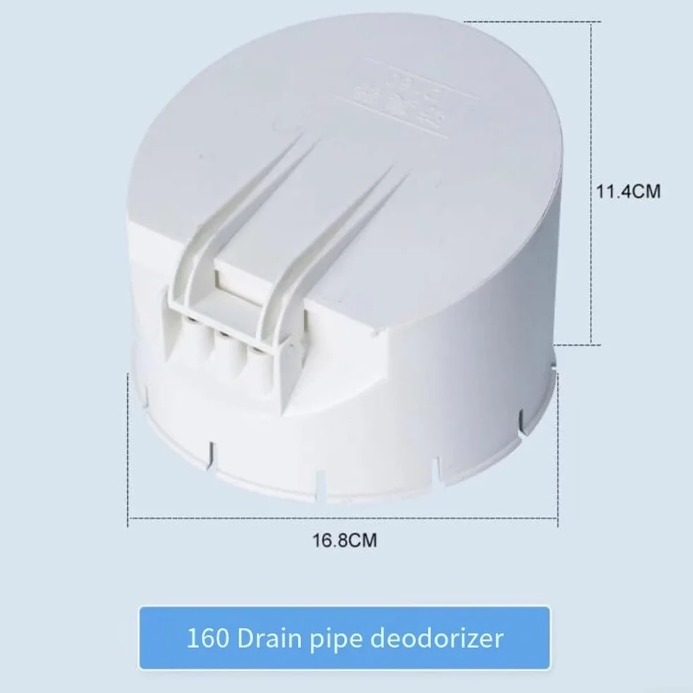Drenaje de piso Válvula de reflujo anti cierre automático Tubo de PVC Cubierta anti olor 160mm