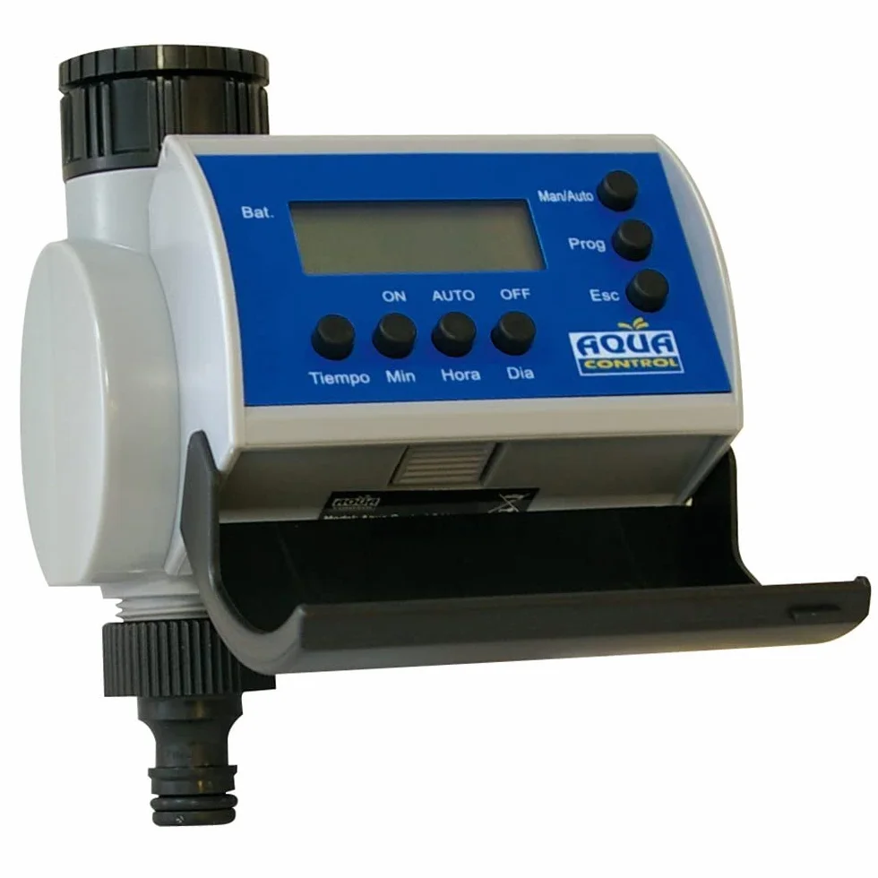 Aqua Control C4100 Programador de Riego Jardín LCD 8 Arranques día
