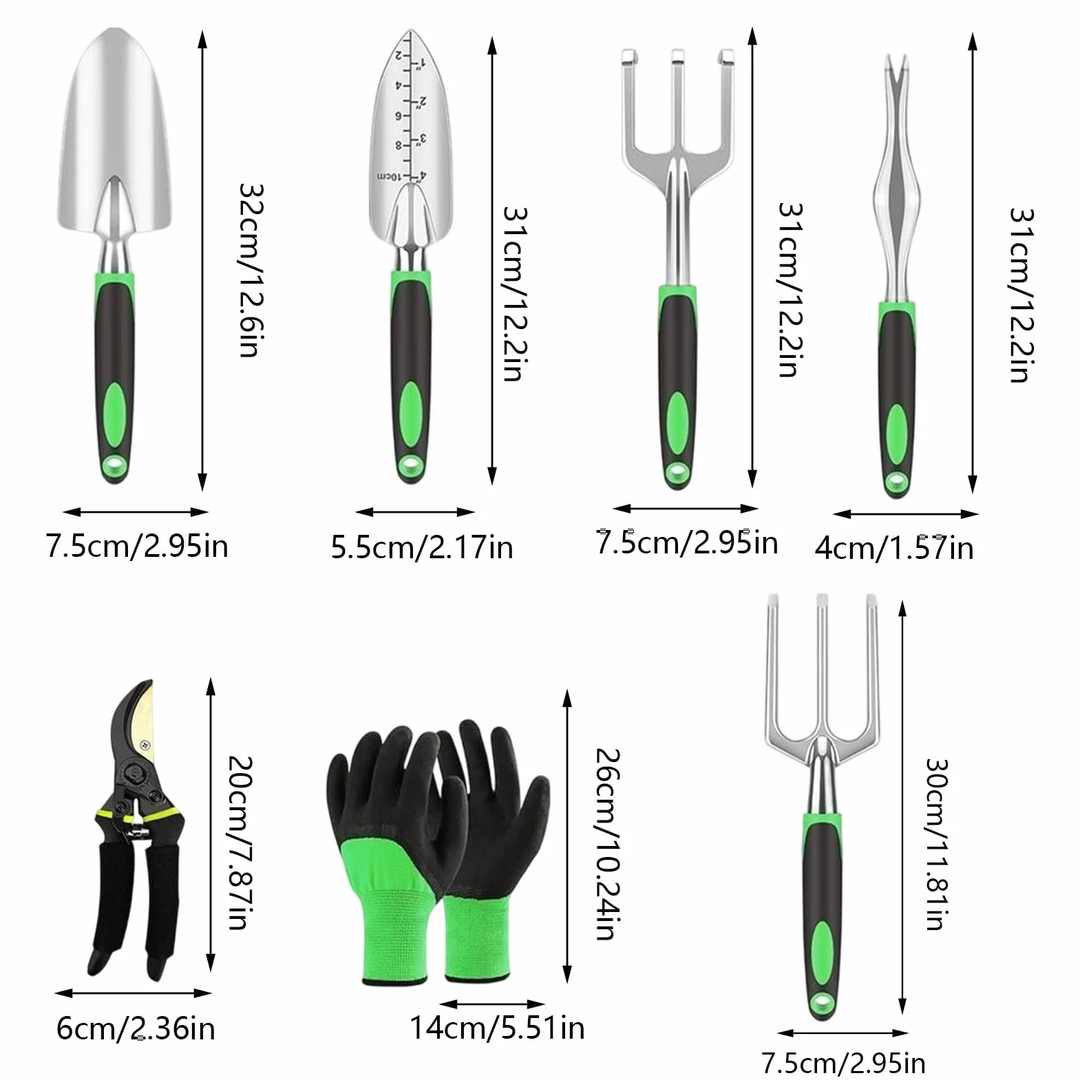 Herramientas De Jardinería Suministros De Plantas De Acero Inoxidable | Kit de Herramientas Manuales Jardín Floral Para Soltar Tierra Trasplantar Podar Amateur
