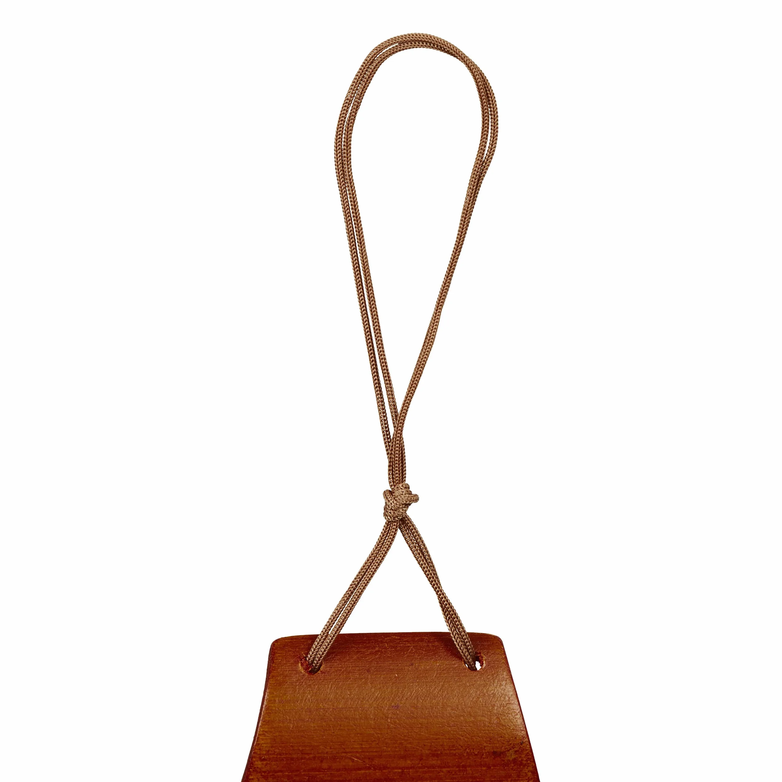 Relaxdays Carillón Viento Bambú Juego Campanas Diseño Velero Decoración Colgante 72x20x6 cm Marrón