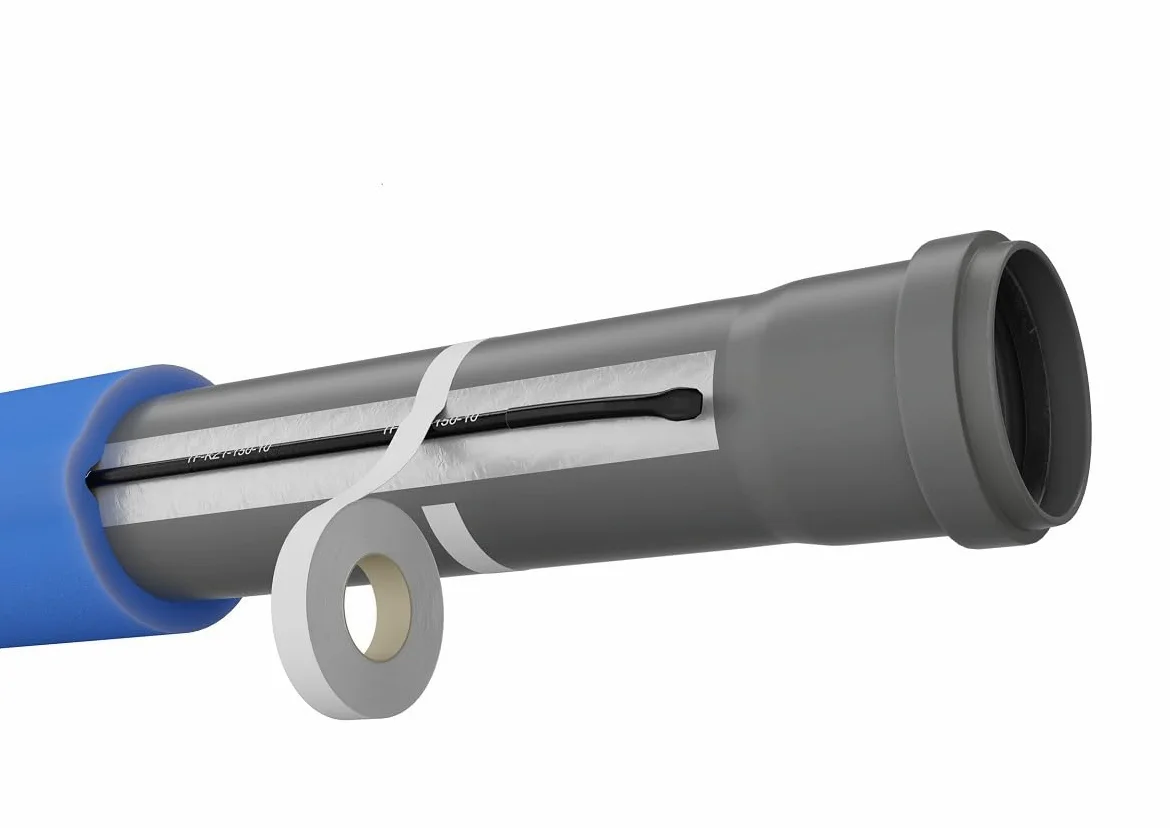 Termofol KZT Cable calefactor con termostato – 5 m – 75 W – Calefacción tubular eficiente para tubos y tanques aislados, protección contra heladas, aislamiento de PVC, ahorro de energía, calefacción
