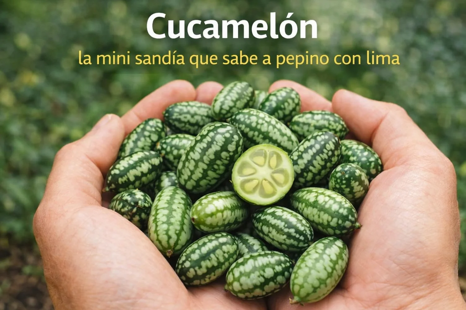 Mascarell Semillas SANDÍA Cucamelon Sandia Raton Semillas Huerto Orgánica 0,05 Gramos