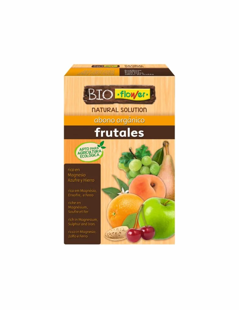 Abono Orgánico Frutales 2 kg para Manzanos, Perales, Melocotoneros, Cerezos, Almendros