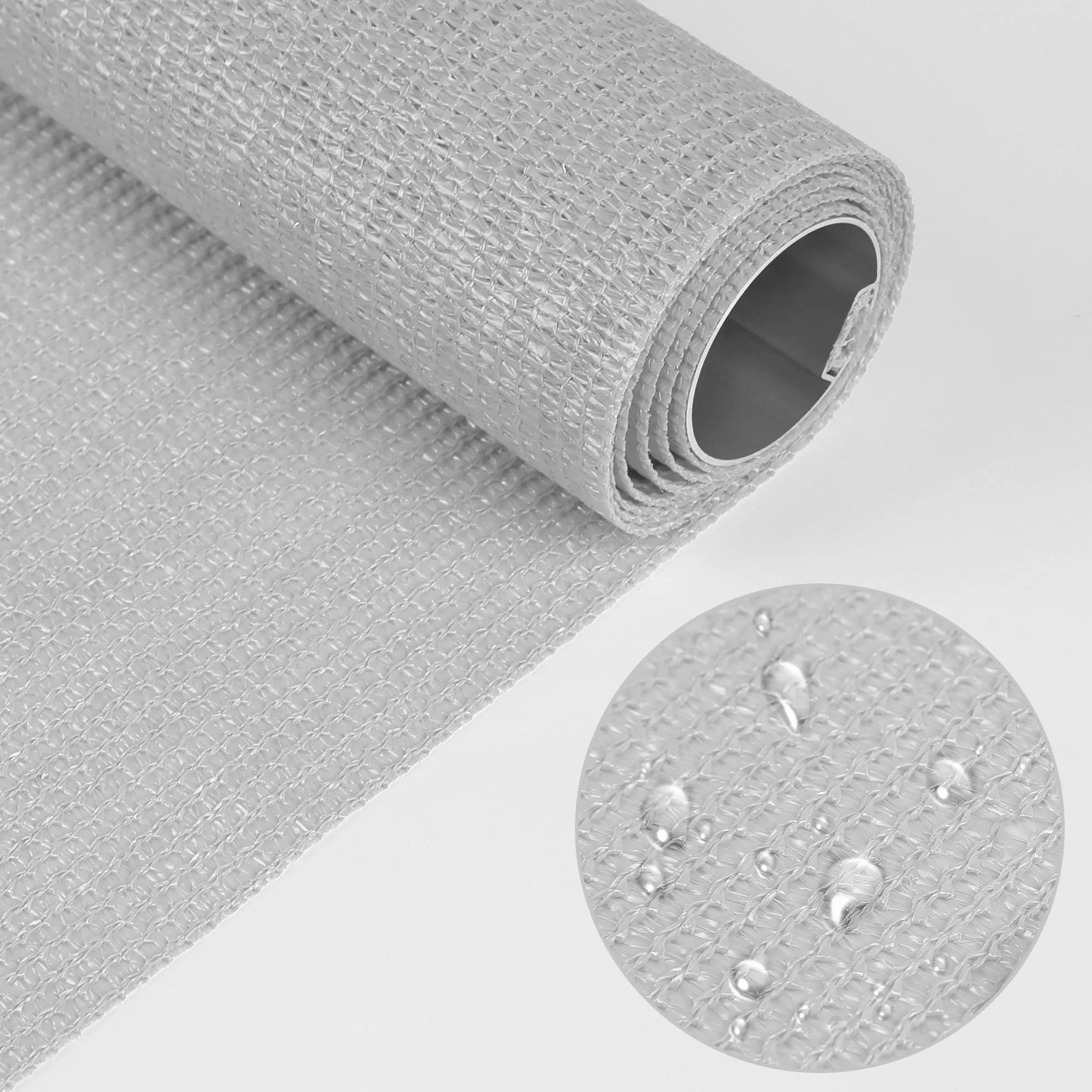 paramondo Estor Vertical Enrollable para Exterior Anti UV Protección de la Privacidad Impermeable Resistente, 140 x 240 cm [AnXAl] Blanco