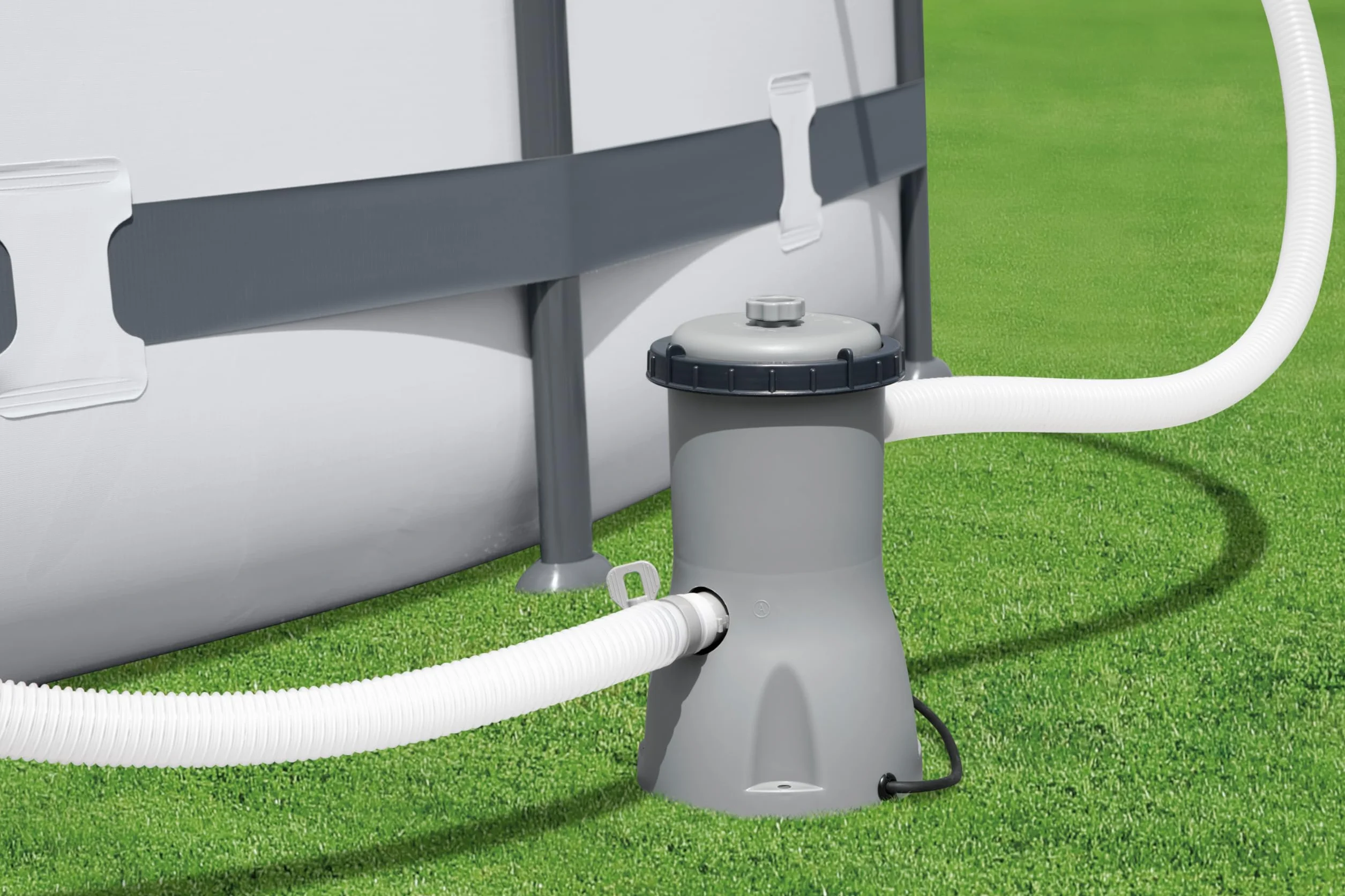 BESTWAY Depuradora de Filtro de Cartucho 3.028 litros/hora 20x18x31 cm Gris