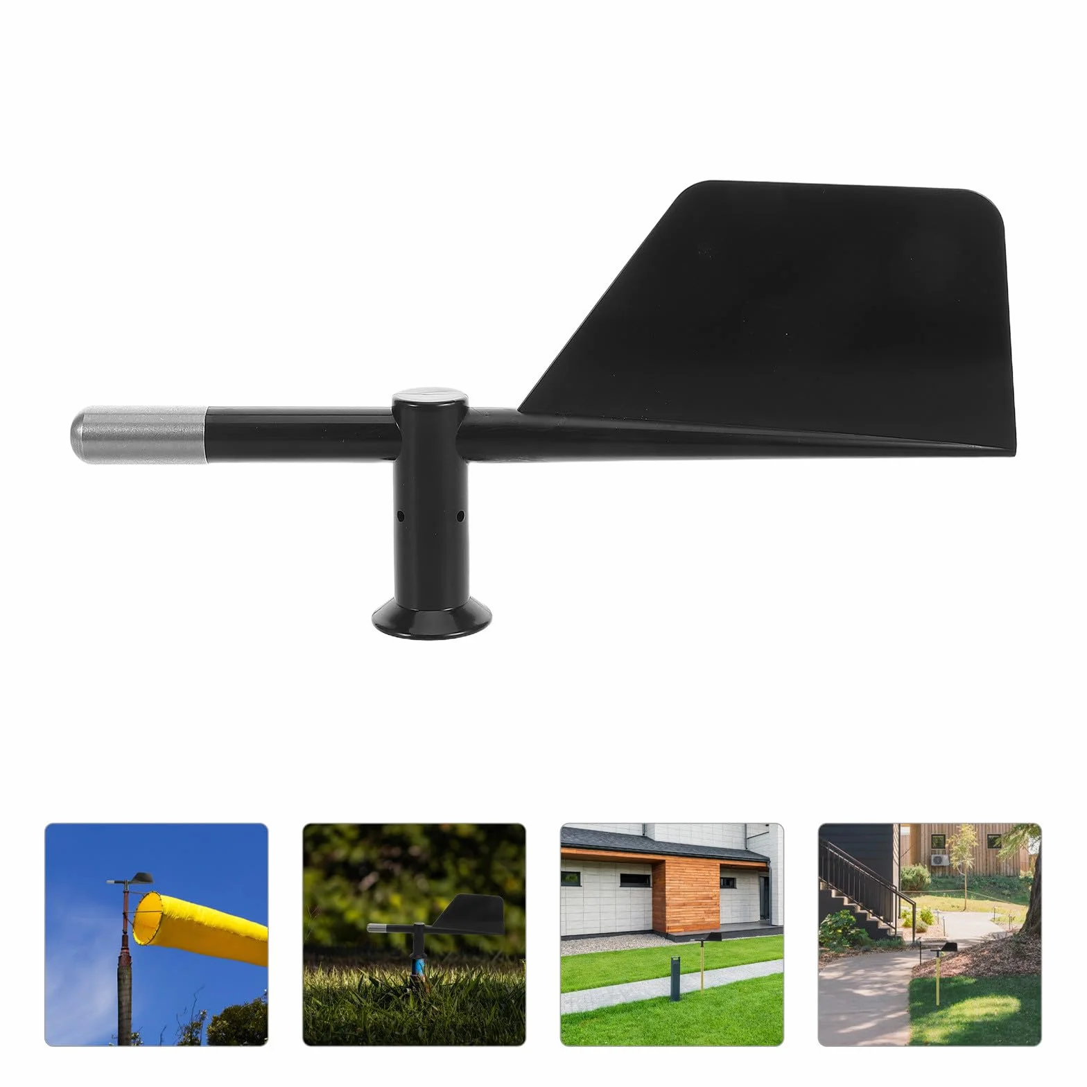 BESPORTBLE Anemómetro Veleta Sensor Viento Exterior Aleta Plástico Resistente Accesorio Estación Meteorológica