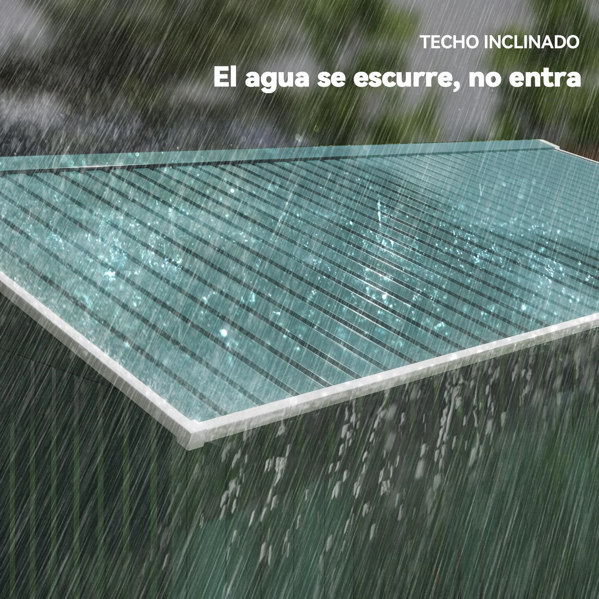 Outsunny Caseta de Jardín Exterior 12,4 m² 340x386x200 cm Cobertizo Metálico con Puertas Dobles y Cerradura Verde