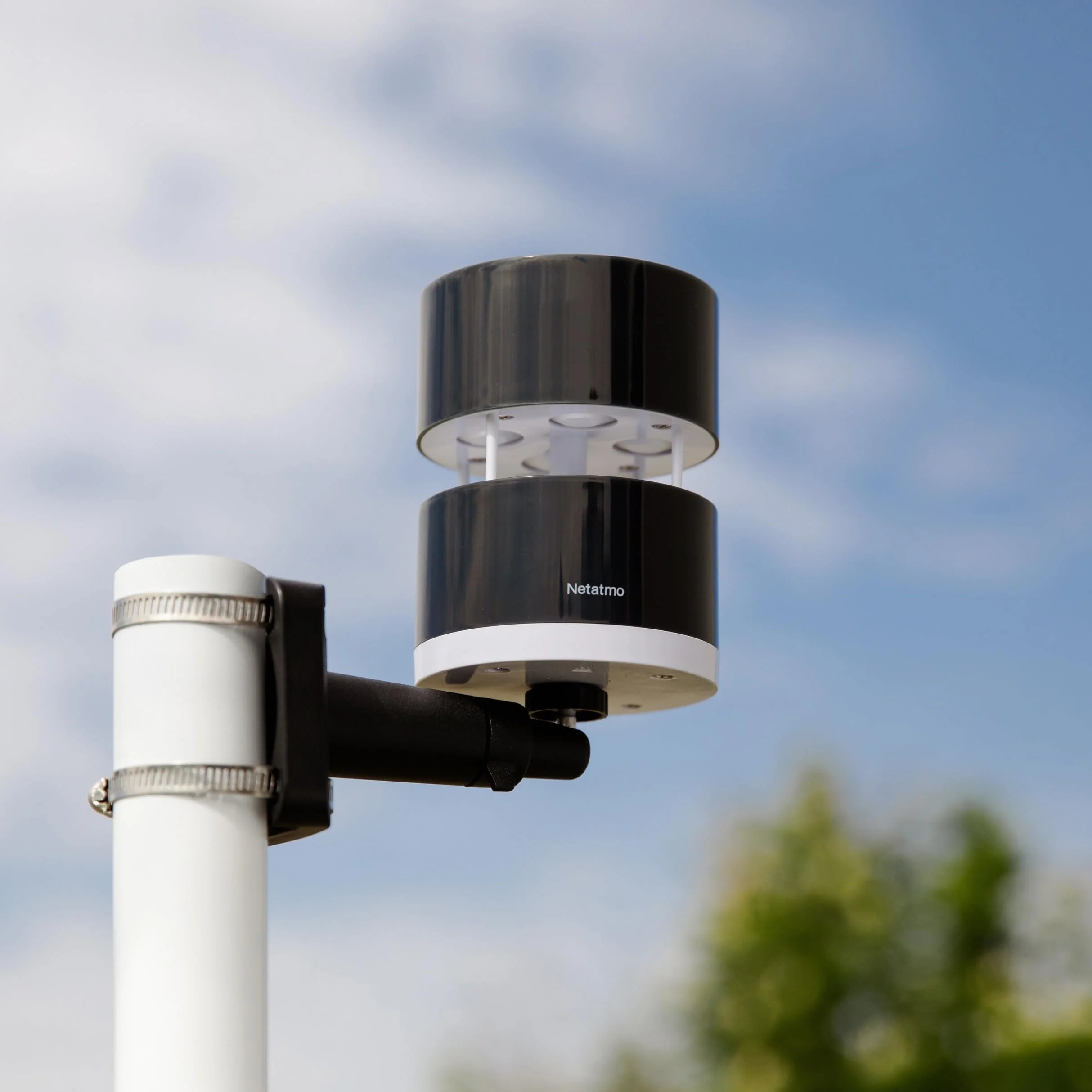 Netatmo Soporte para pluviómetro anemómetro negro NWM01-WW