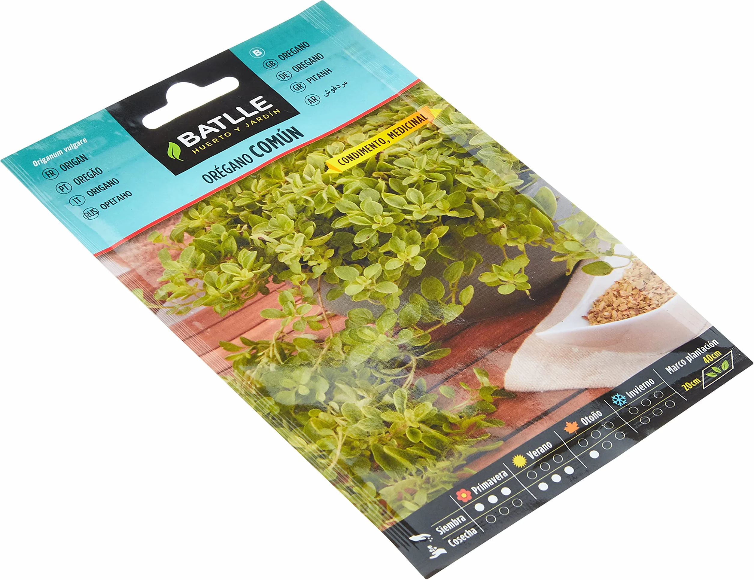 Semillas Batlle Orégano - Origanum vulgare