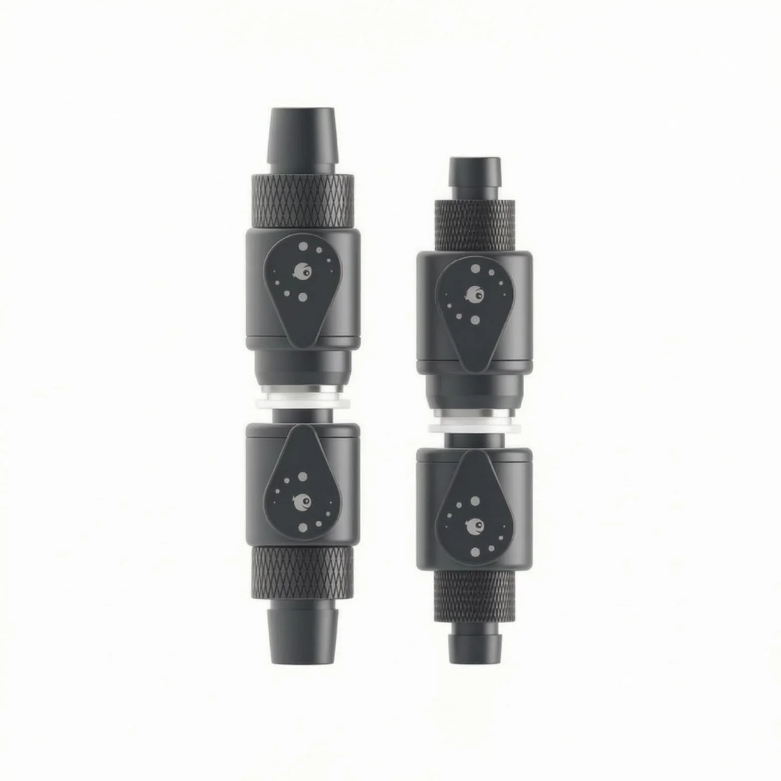 2 Piezas Conector Rápido con Válvula Bola Conector Rápido Tubo Resistente Adaptador Tubo para Aficionados a la Fontanería, 12mm A 16mm