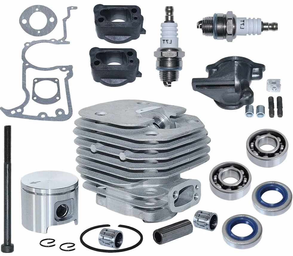 Kit de pistón de Cilindro de 48Mm, para Husqvarna 61 268 272 para Piezas de Motosierra para Jonsered 625 630, 503 53 20 71