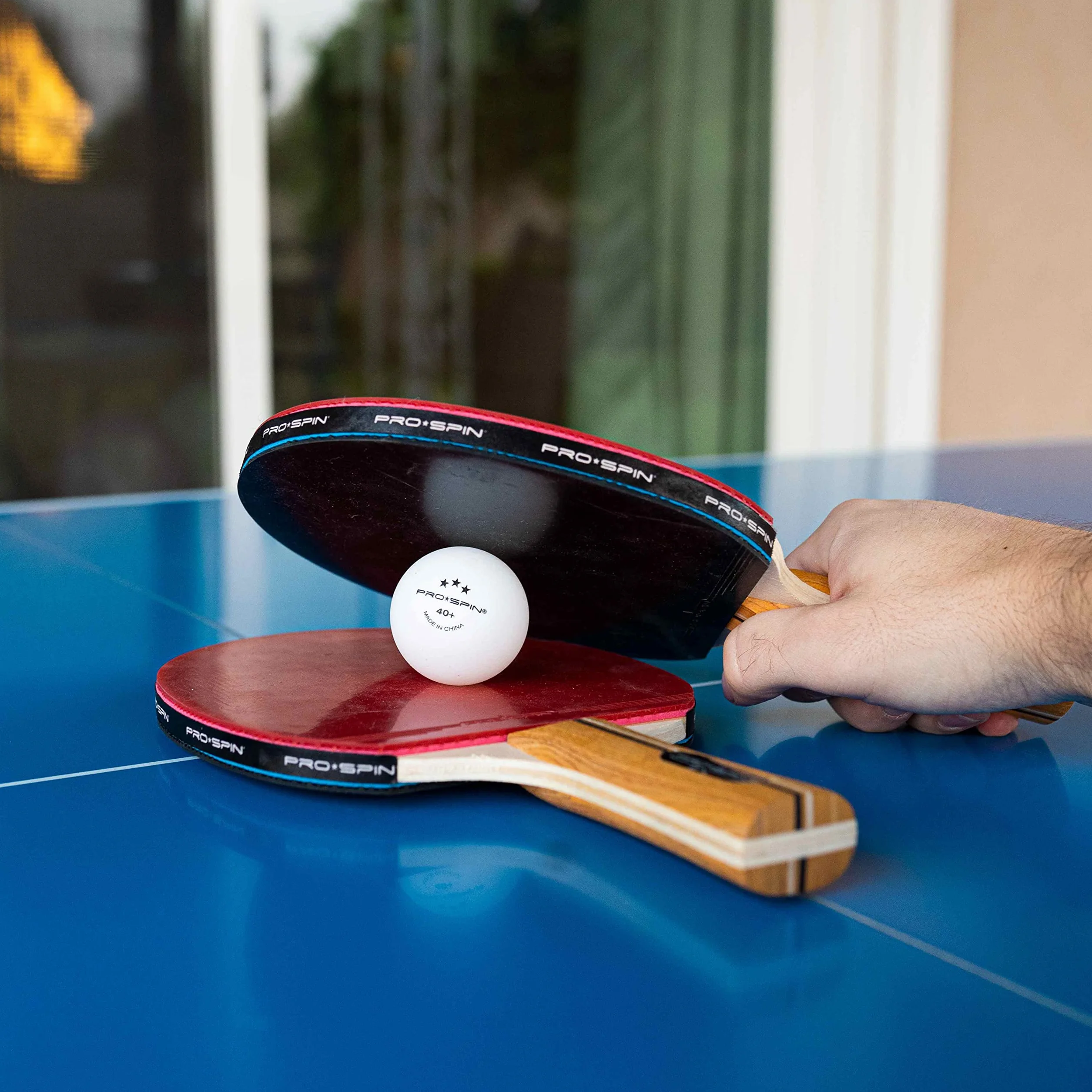 PRO-SPIN Pelotas de Ping Pong 3 Estrellas ITTF ABS 40+ Alto Rendimiento Tenis de Mesa Profesional