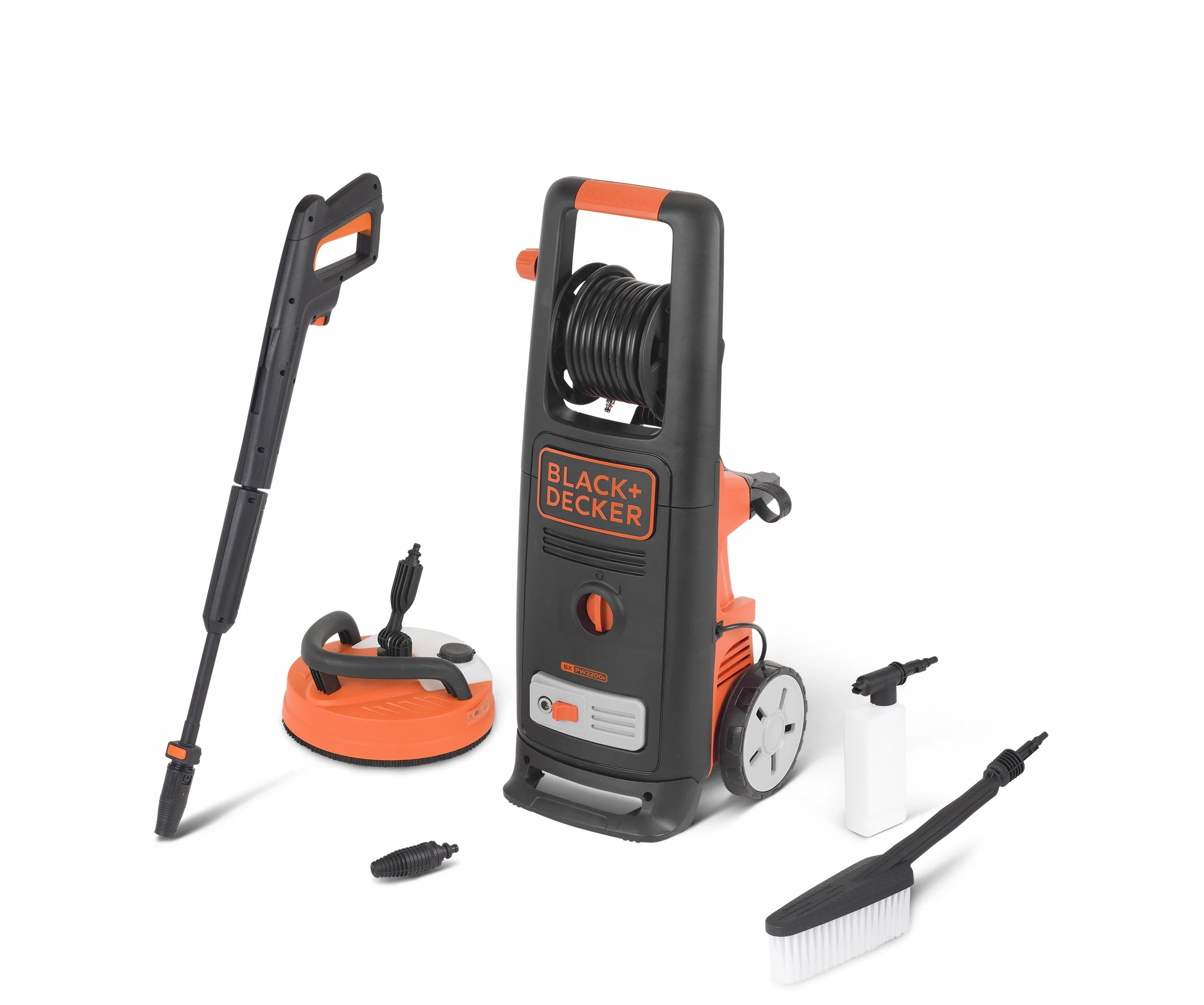 Black+Decker Hidrolimpiadora de Alta Presión BXPW2200PE 2200 W 150 Bar 440 l/h