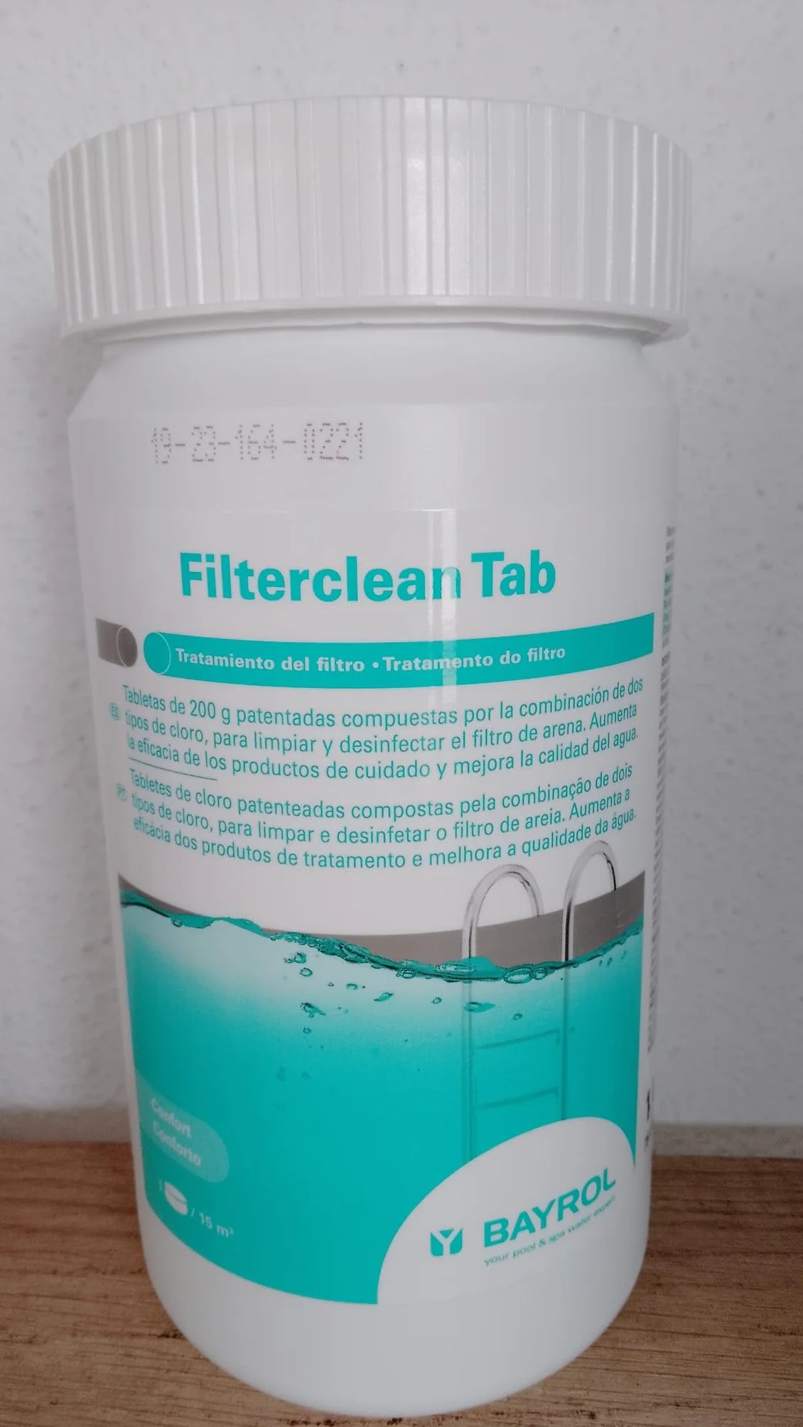 Filterclean Tab 1 kg - Tabletas de cloro patentadas para limpiar y desinfectar filtro de arena o vidrio
