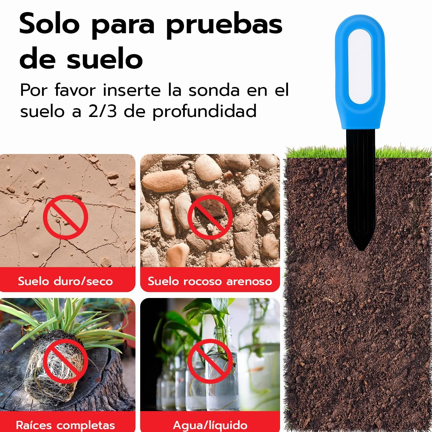Sensor de humedad del suelo Zigbee, Higrómetro Inteligente Planta, Monitor de Temperatura del Aire