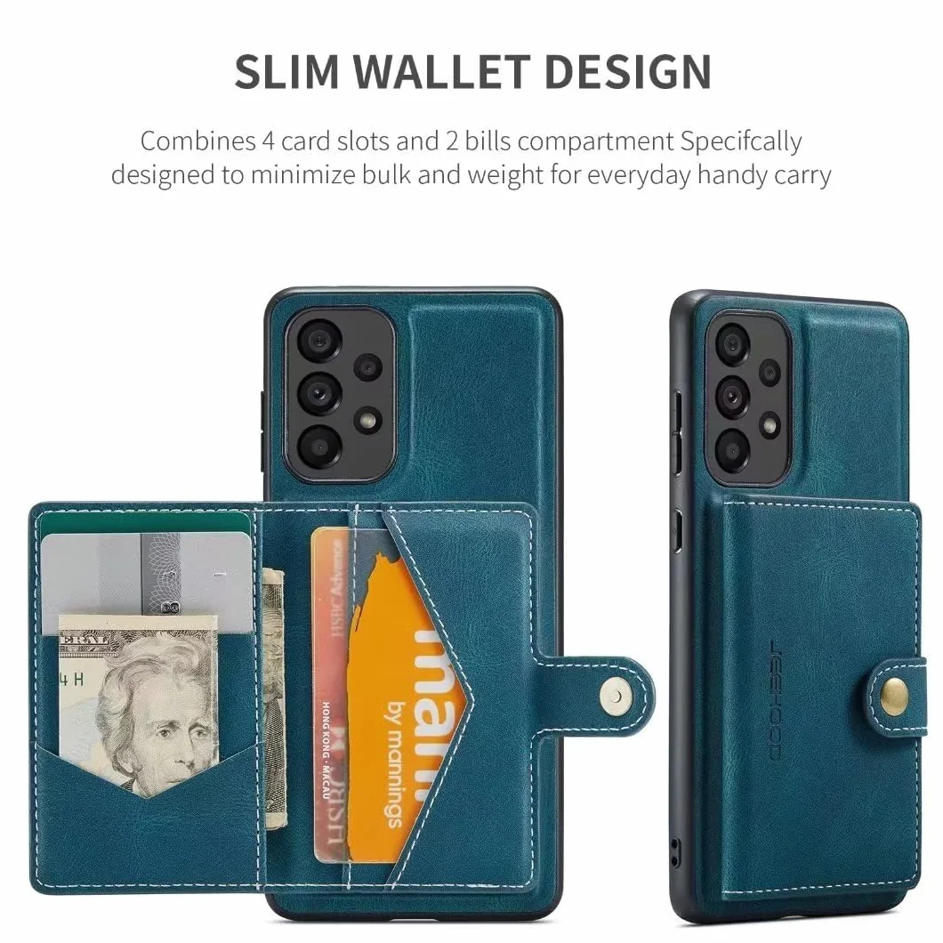 Funda Samsung Galaxy S21 con Ranuras para Tarjetas Cierre Magnético Soporte Protección Completa Cuero PU Flip Wallet