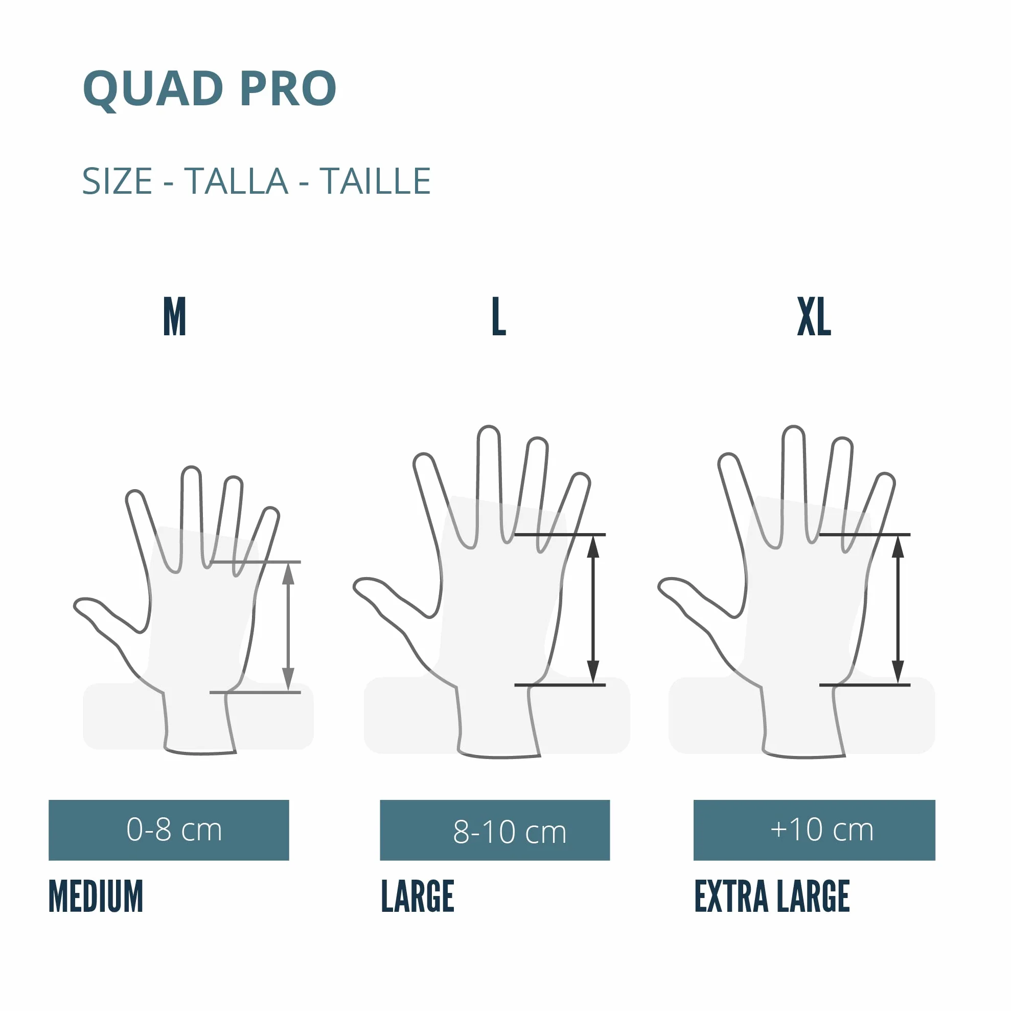 Velites Calleras Quad Pro Oficiales Crossfit® Games Magnesio Muñequeras