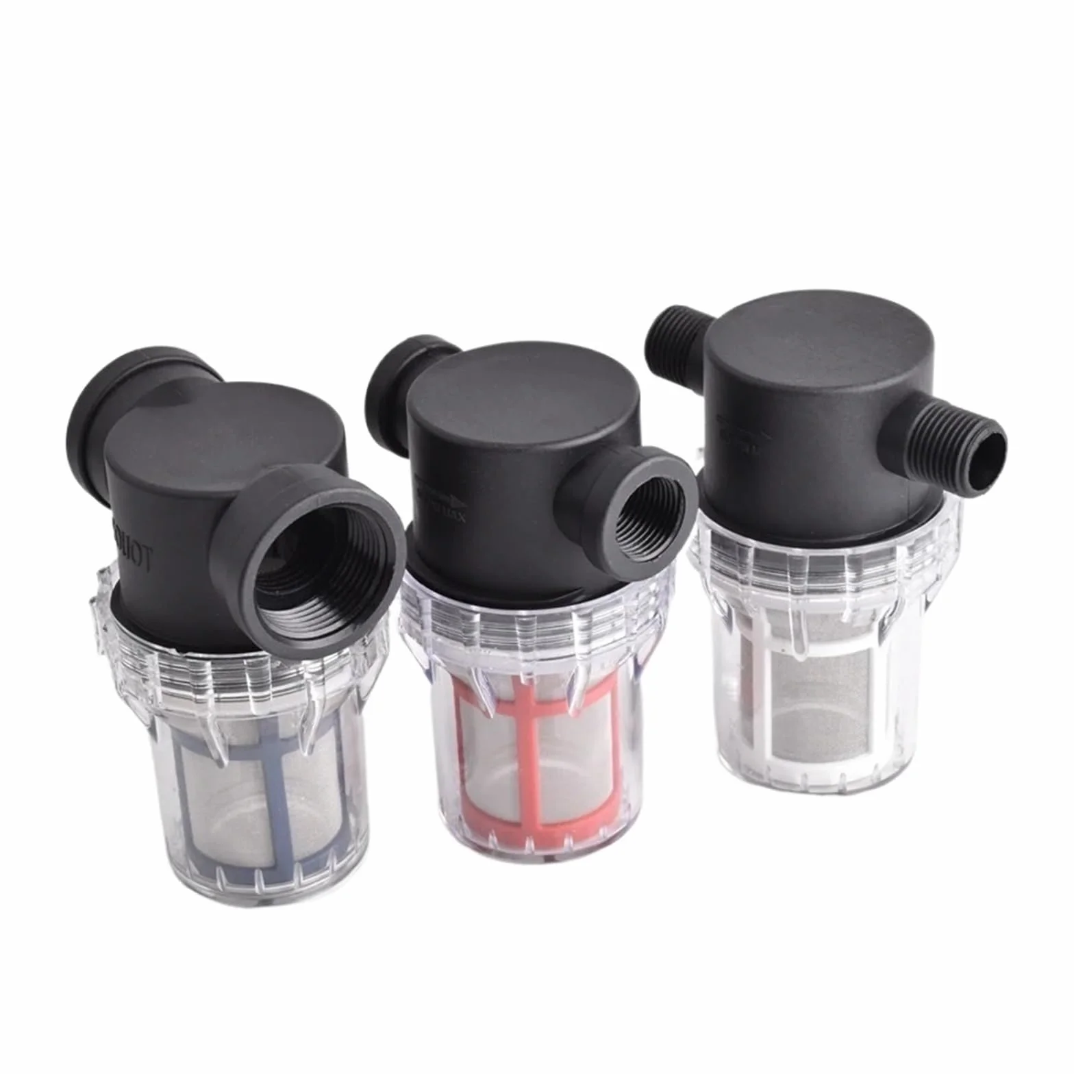 Colador de bomba de agua Filtro de riego for jardín, colador agua impureza, 1 ud