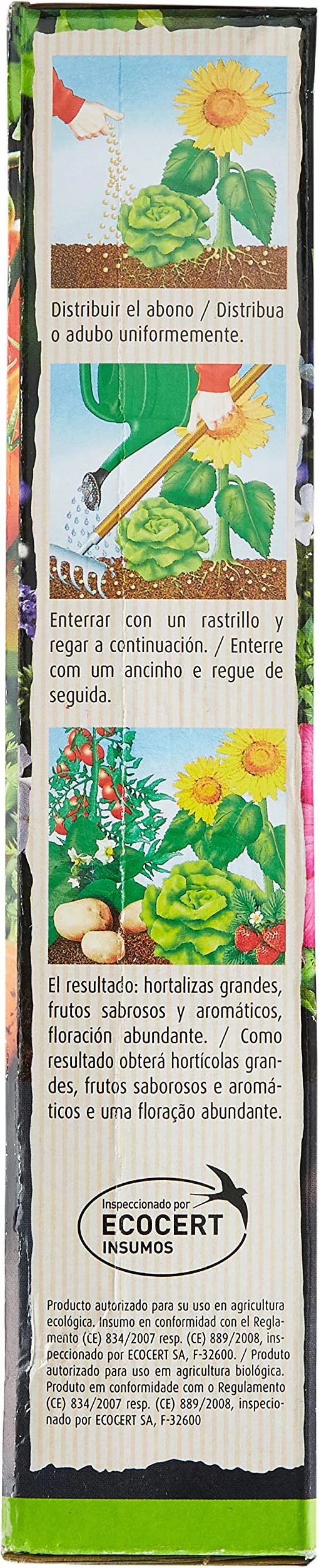 COMPO Abono ecológico natural con guano 1 kg 33 m