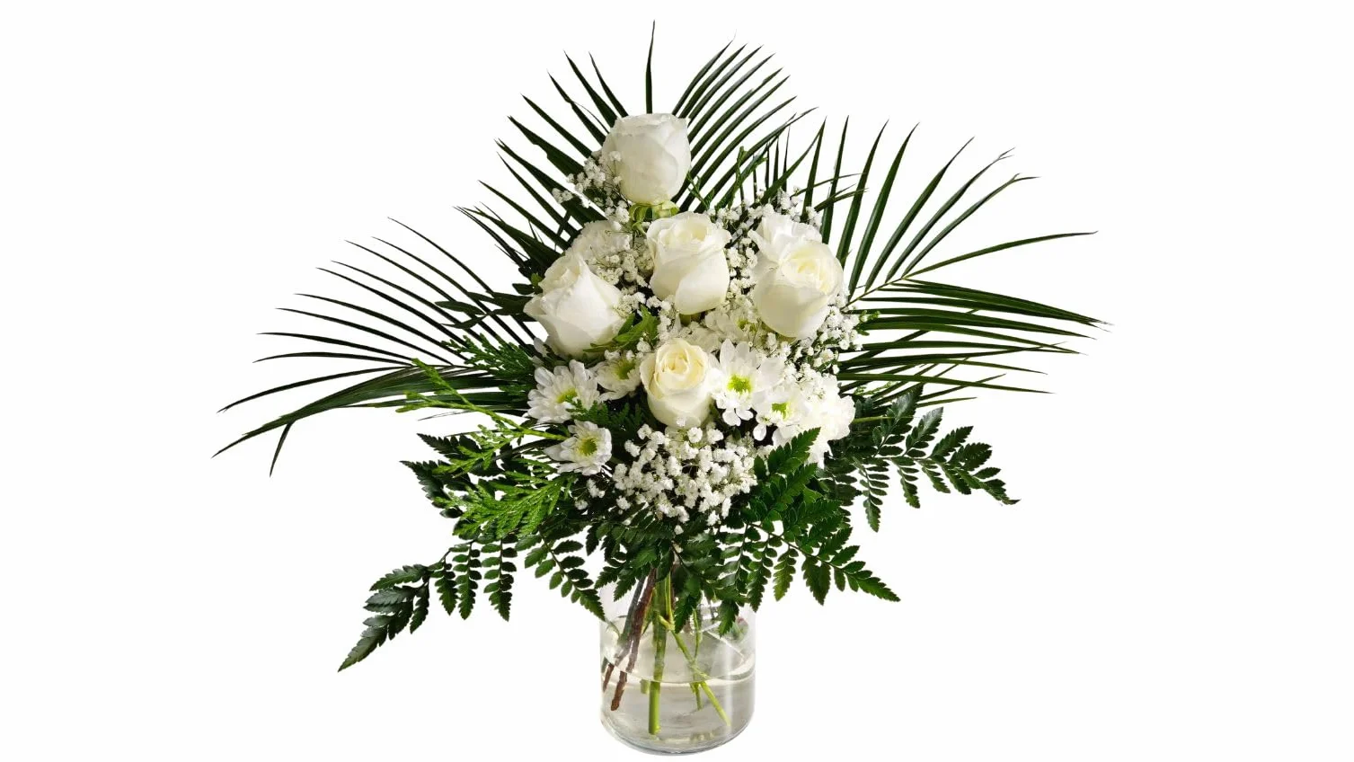 Ramos de Flores Naturales Rosas Blancas para Condolencias Ofrenda Floral Fresca Envío 24 h