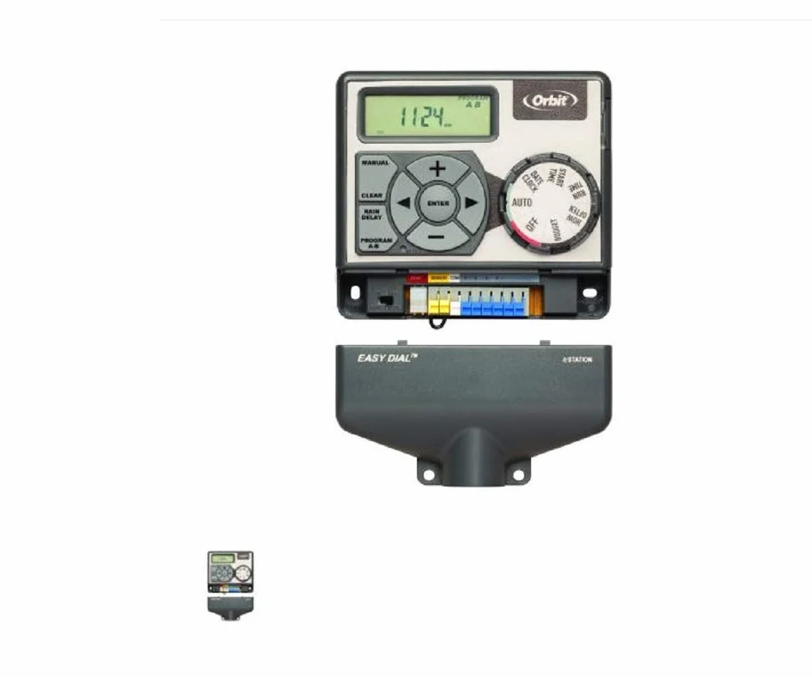 Orbit 94886 Pocket Star ULTIMA Programador de Riego Interior 6 Estaciones
