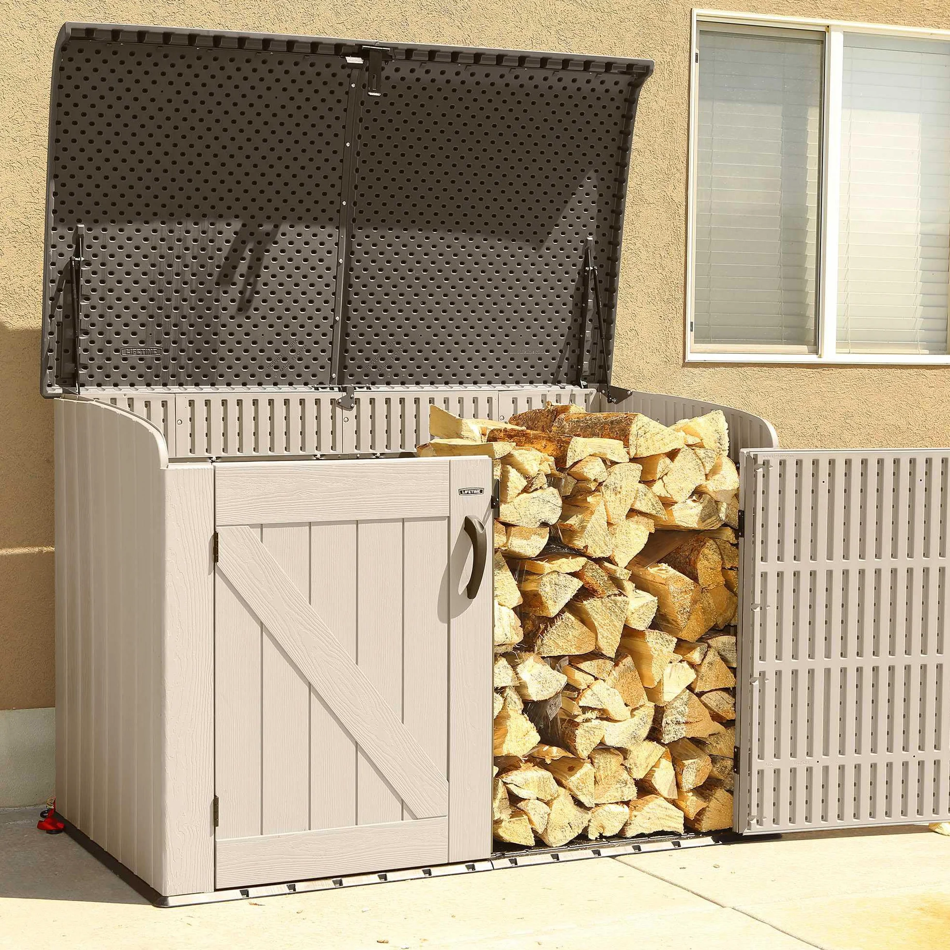 LIFETIME 60170 Arcón para exterior ultrarresistente 190x106x131 cm UV100