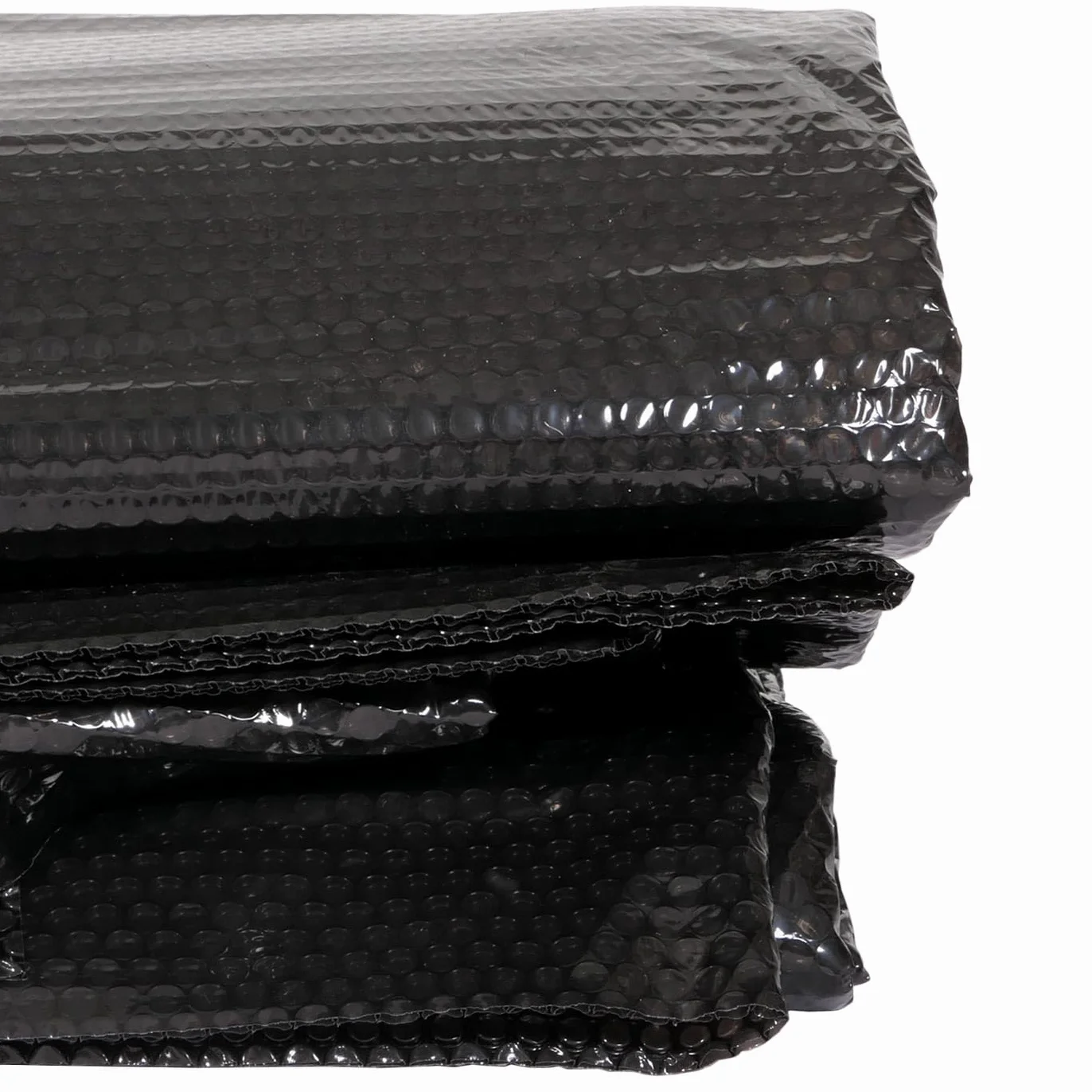 Cubierta solar para piscina 400 µm ovalada 7,31 x 3,65 m negro