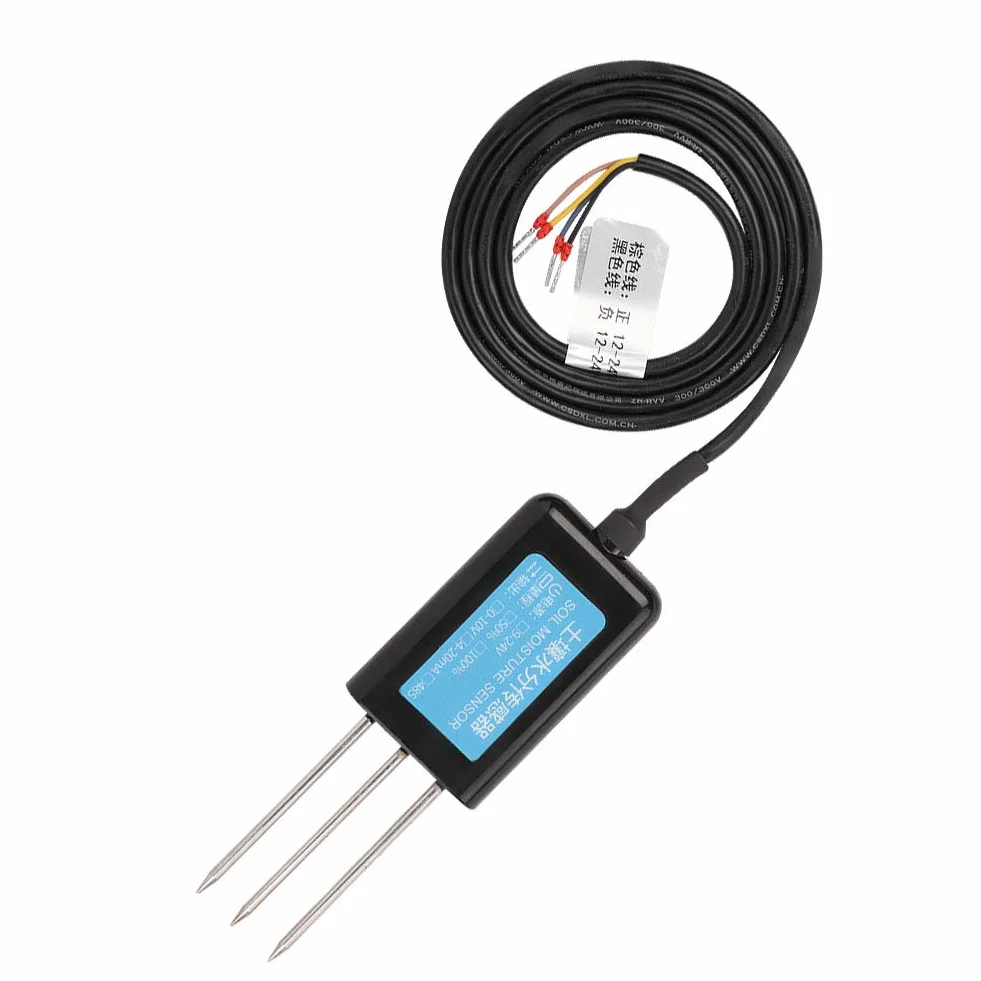 Sensor de humedad del suelo 2 en 1 0-10V 12-24V DC impermeable