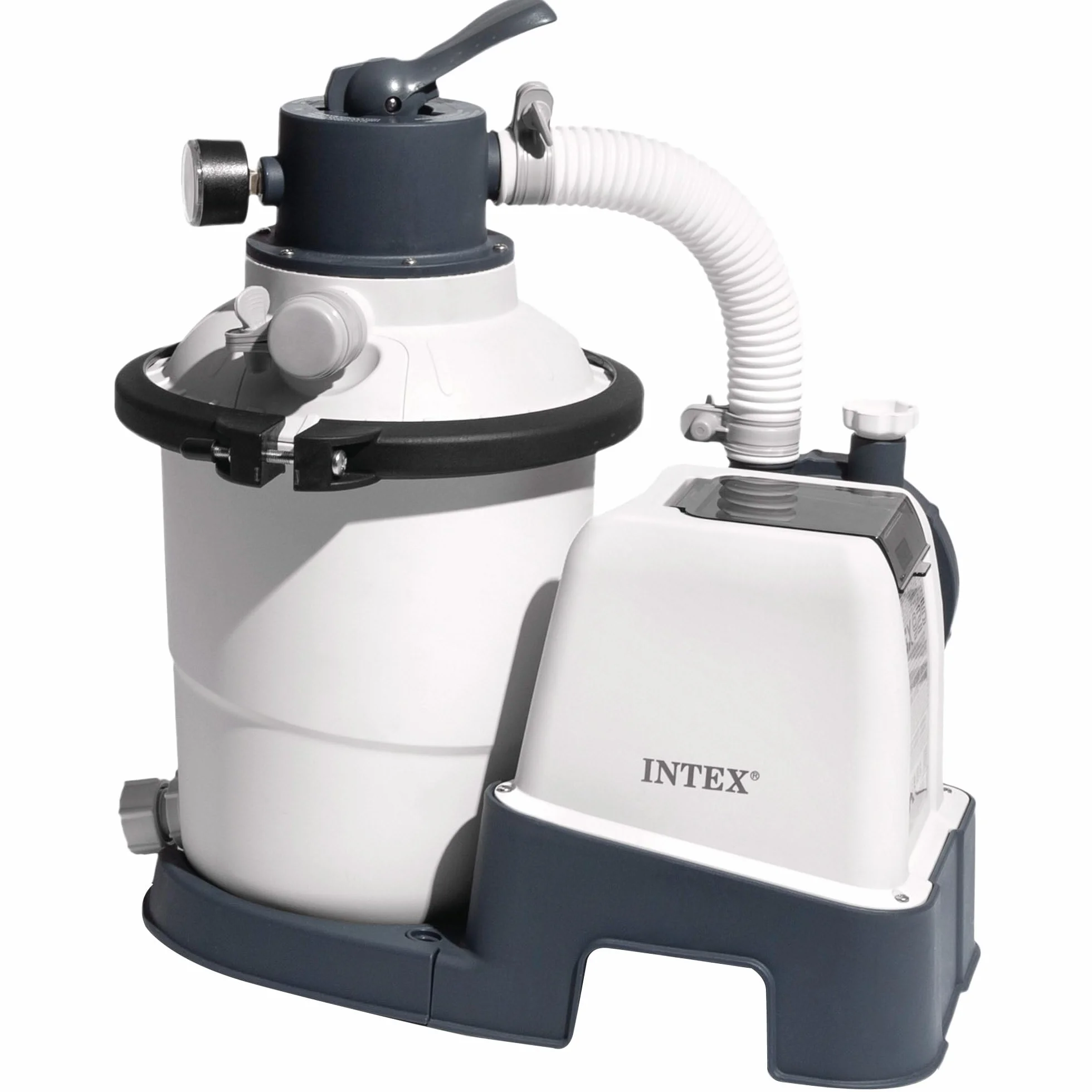 Intex Depuradora de Arena Krystal Clear 3.500 L/H Filtro Piscina Bomba Piscina 4 Funciones