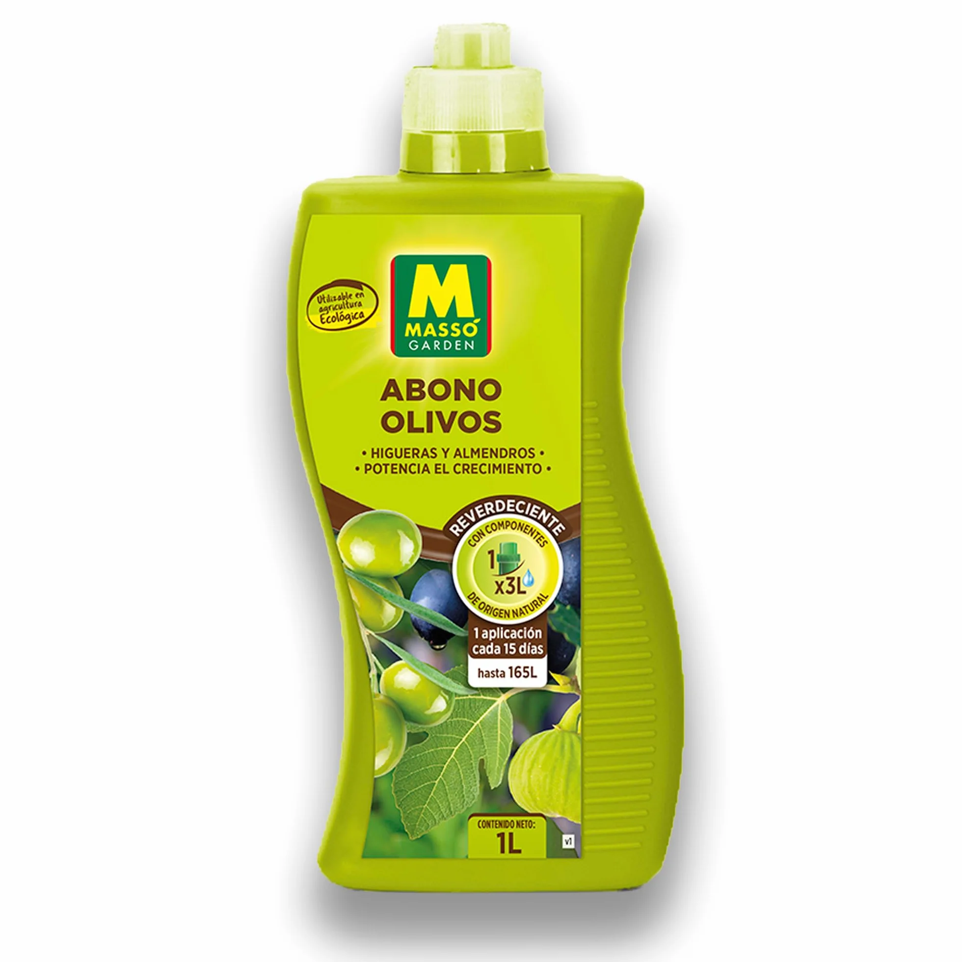Abono Ecológico para Olivos, Almendros e Higueras 1 Litro | Alto contenido en Humus | Floración, Mejora del Fruto