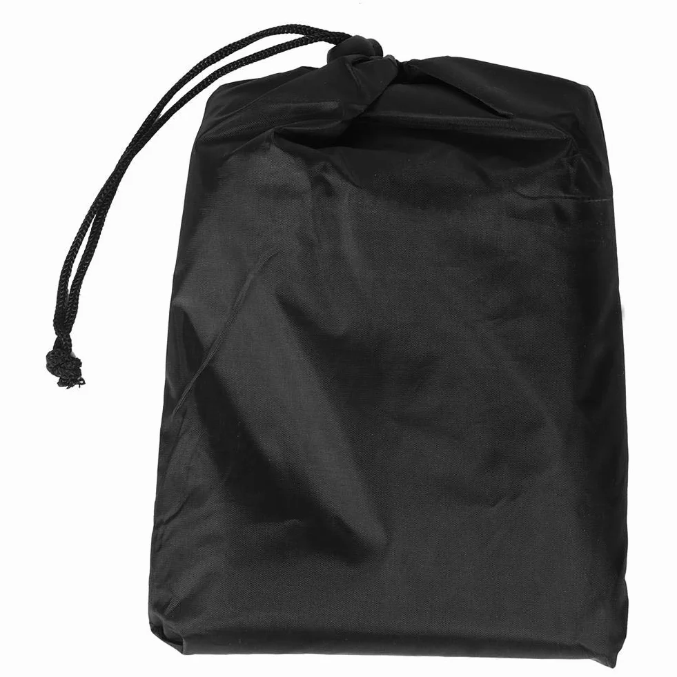 Cubierta Impermeable para Caja de Almacenamiento de Jardín 123x62x55cm Negro