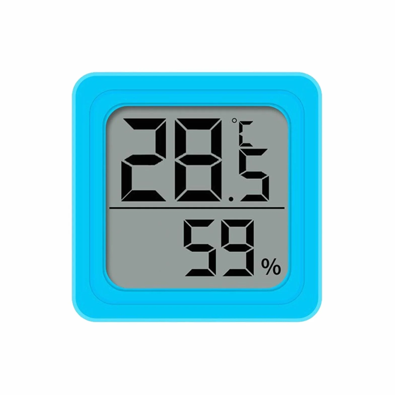Higrómetro digital para interiores, medidor de humedad con sensor de temperatura de mesa alimentado por batería