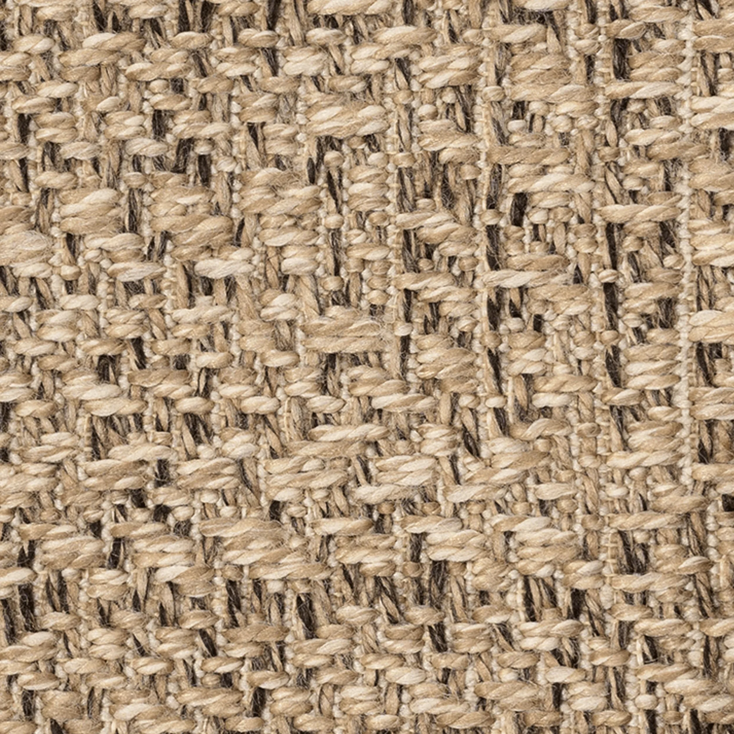 Alfombra Exterior Grande Moderna Resistente Aspecto de Yute 240x340 cm