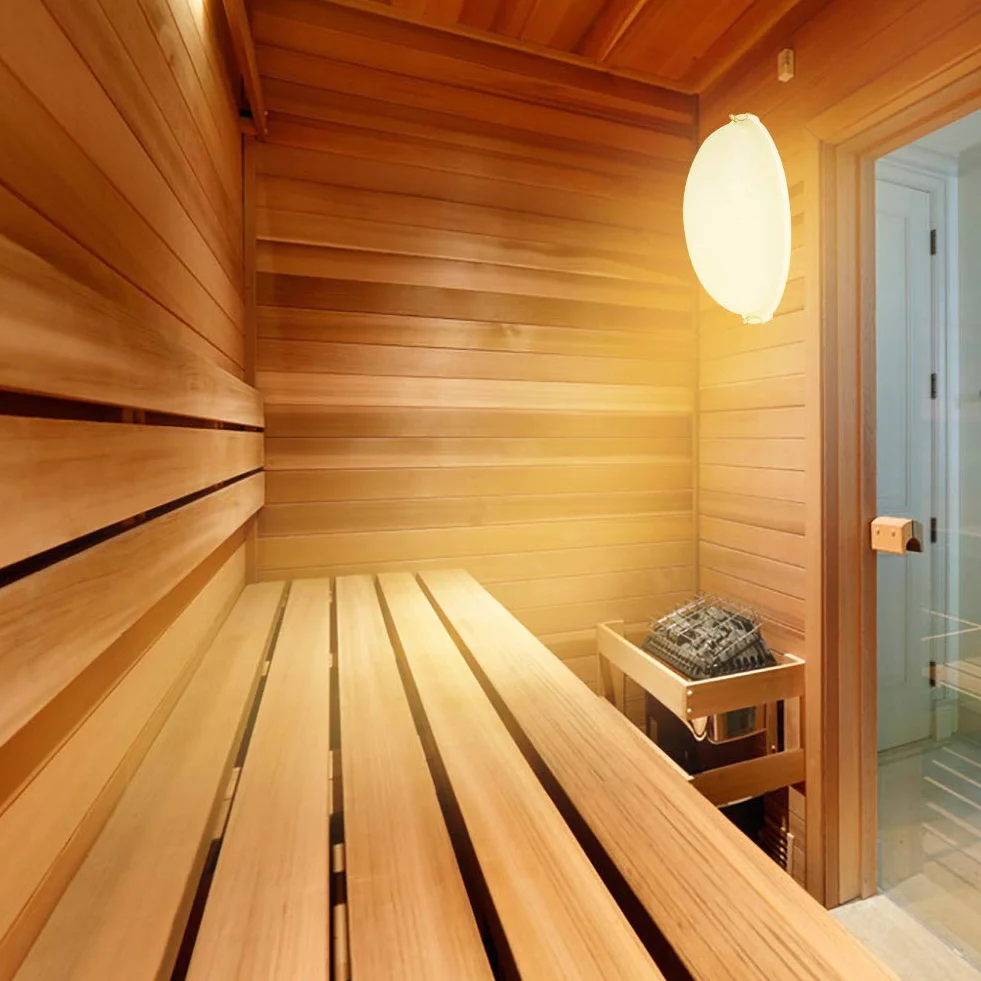 mumisuto Luz de Sauna, lámpara de luz a Prueba de explosiones de Sauna Luz antiniebla para Sala de Vapor para Uso en baño