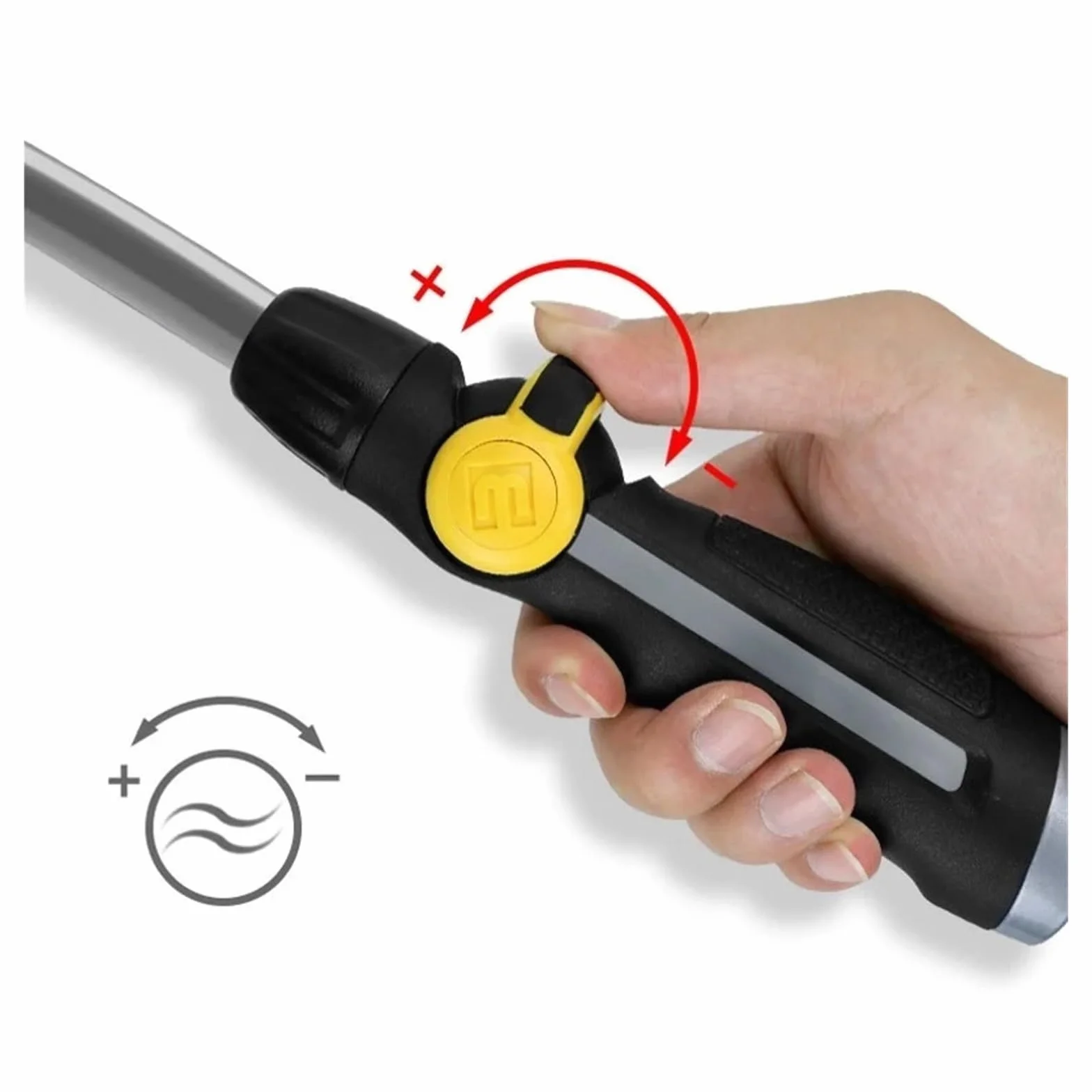 Pistola pulverizadora con manguera Boquilla, Agua de jardín alta presión 180 grados ajustable 8 modos pulverización variables ABS lavado autos(Water Kits)