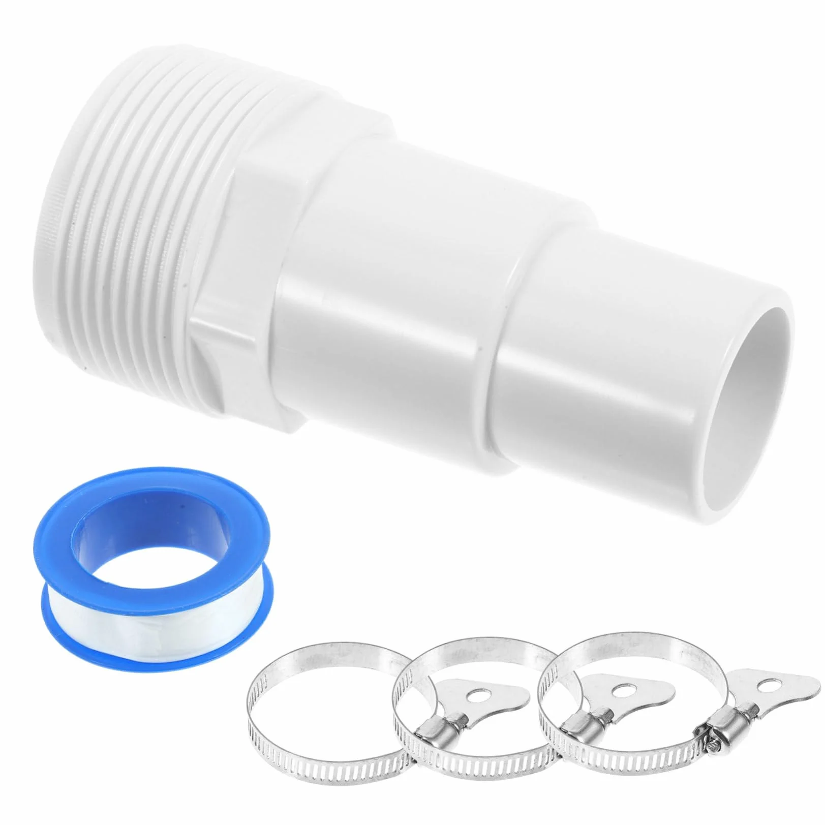 Yardwe 3 Juegos Adaptador De Manguera De Piscina Adaptador Universal De Resistente es De De Piscina De De Repuesto Acero Inoxidable