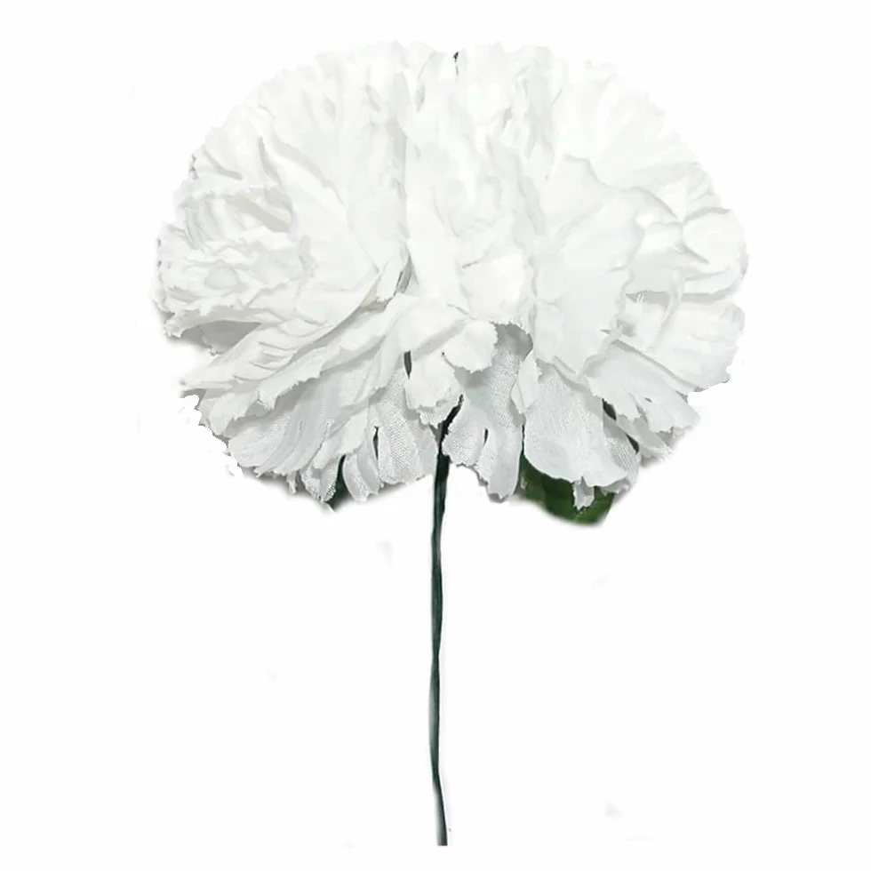 Genérico Flor Flamenca Dos claveles Blanco