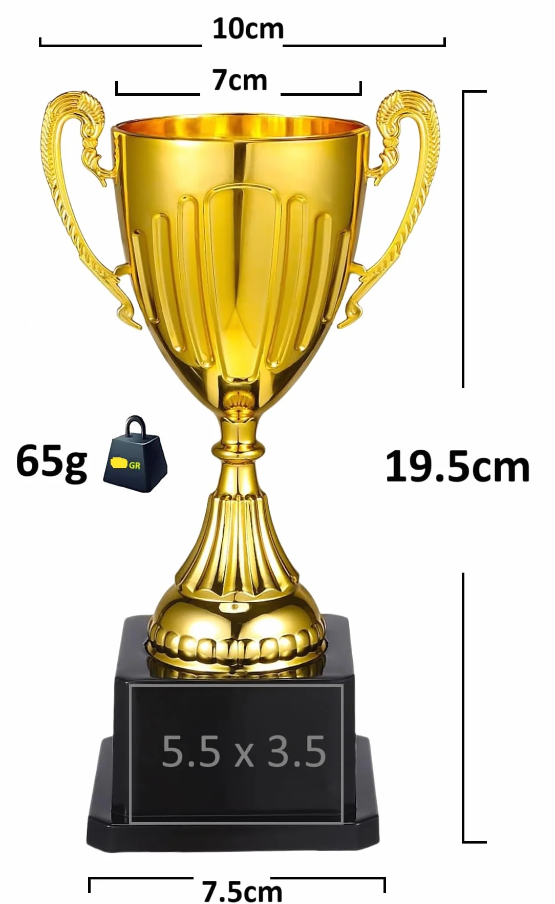 Durabol Trofeo Premio Copa Deportivos Soporte Cuadrado