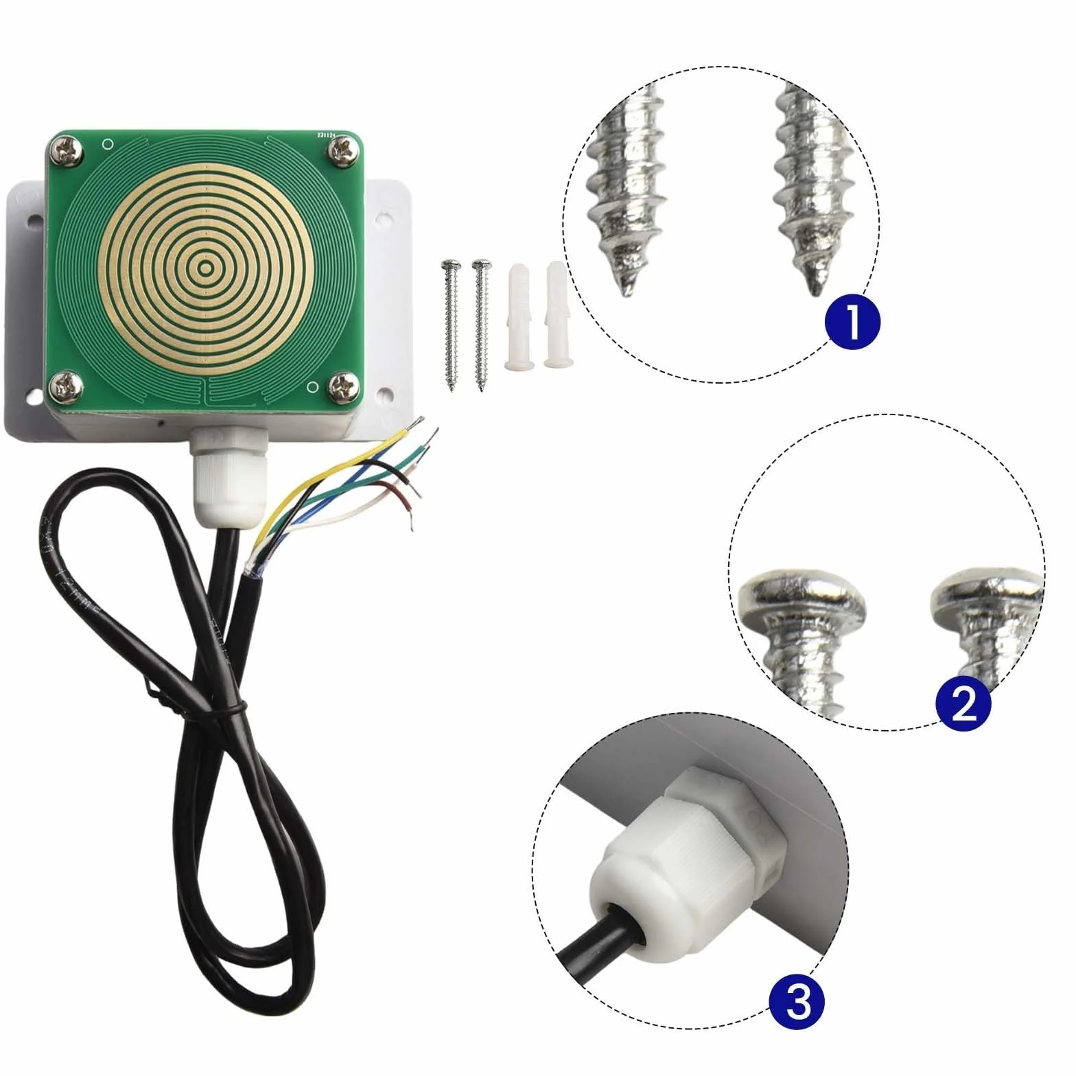 Sensor de lluvia y nieve RS485 ajustable para invernaderos