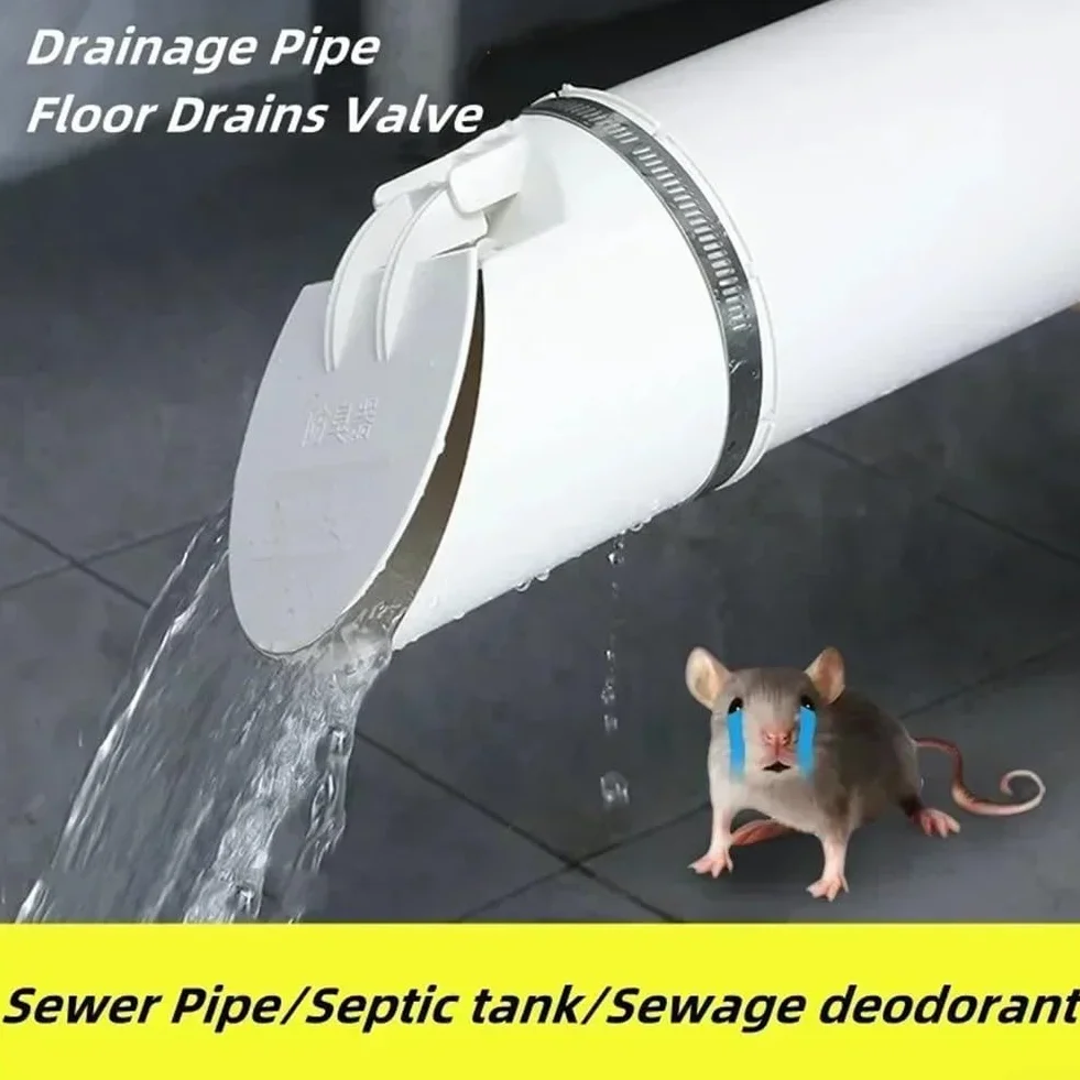 Tapón de desagüe de PVC 50-160 mm para exteriores