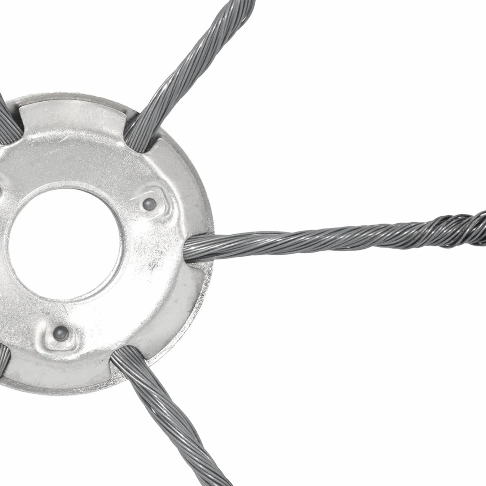 Cabezal desbrozadora alambre acero para cortacésped gasolina 6 unidades