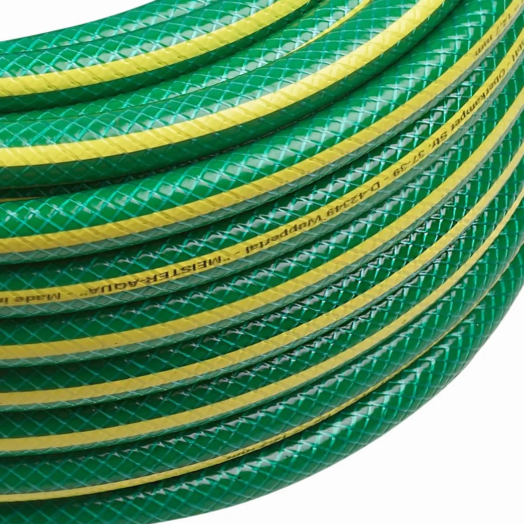 Meister Manguera de tejido cruzado, 12,7 mm (1/2 pulgada, 40 m de longitud, elástica, resistente a la abrasión, resistente a los impactos/manguera de jardín de primer PVC, manguera de agua/tejido