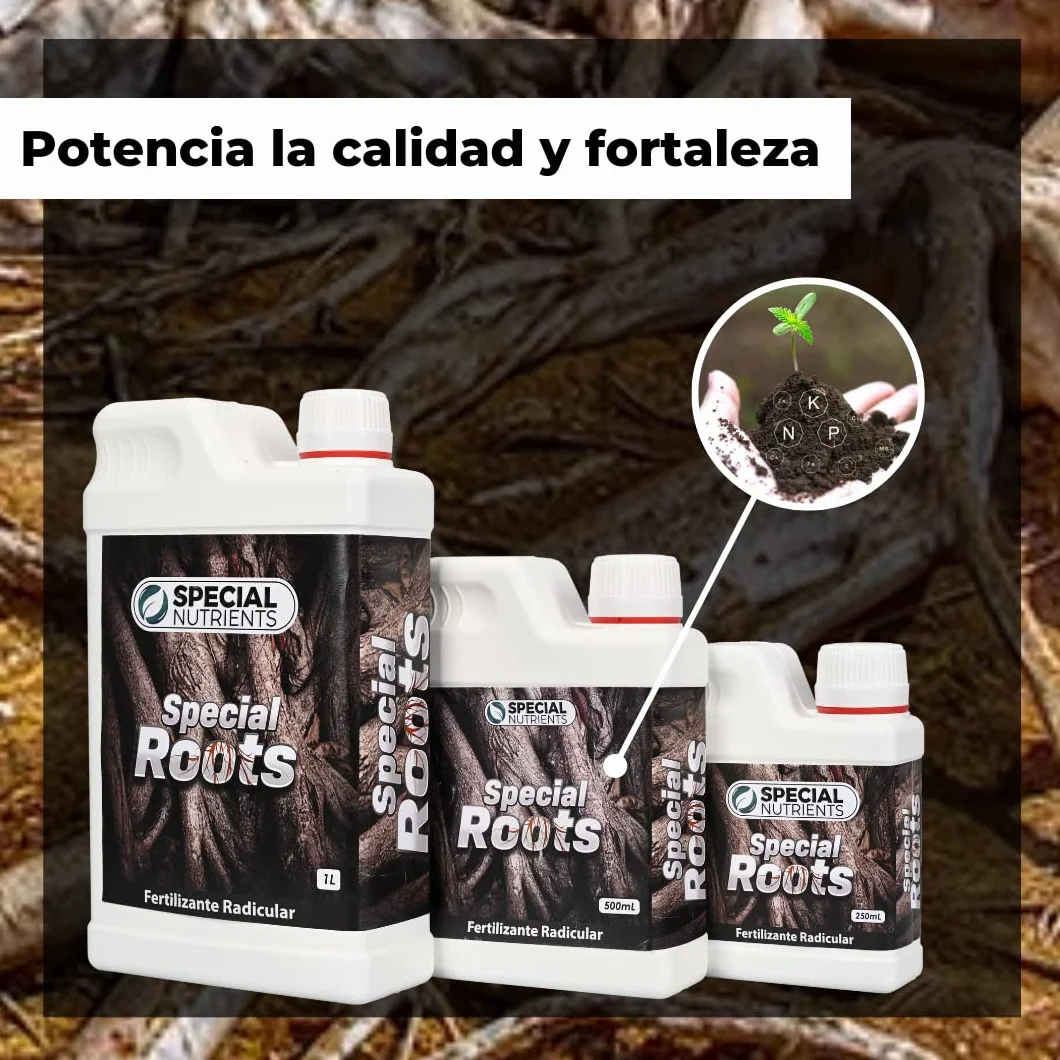 EUROGROW Fertilizante de Raíces Orgánico Abono Radicular 1L