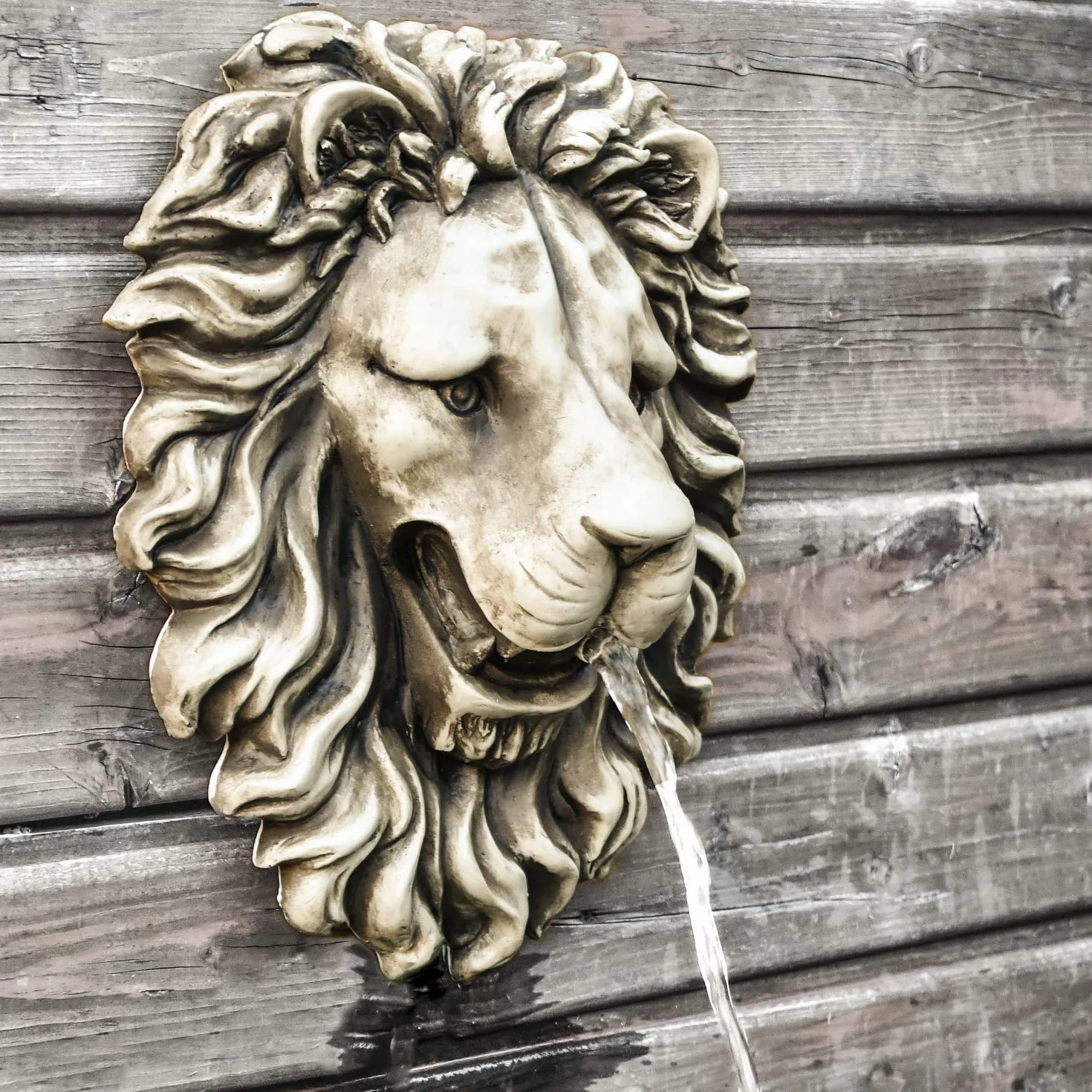 köhko Gárgola cabeza de león Altura aprox. 37 cm 15001 pared decoración