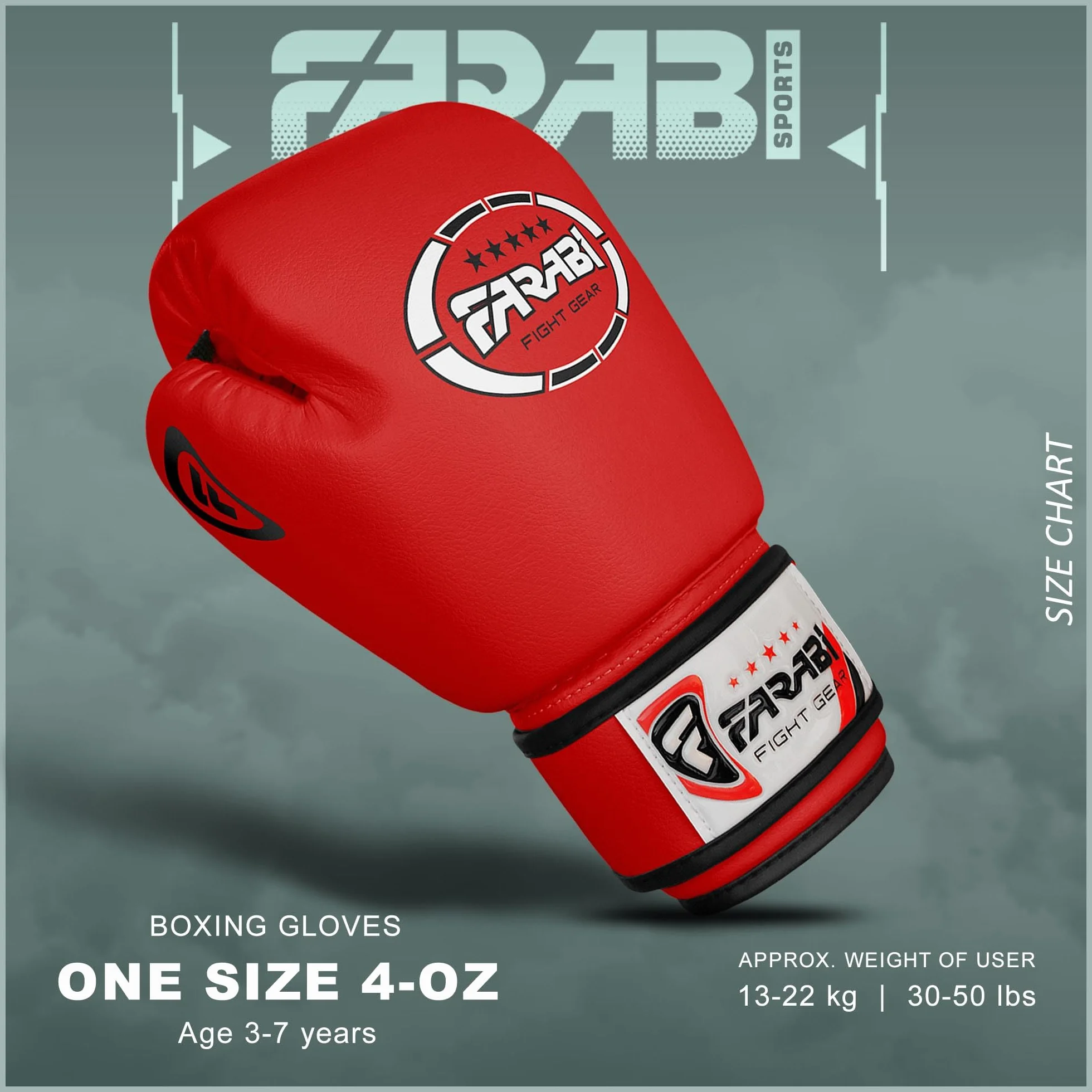 Farabi Sports Guantes Boxeo niño 4 oz 6 oz 8 oz MMA Muay Thai Saco